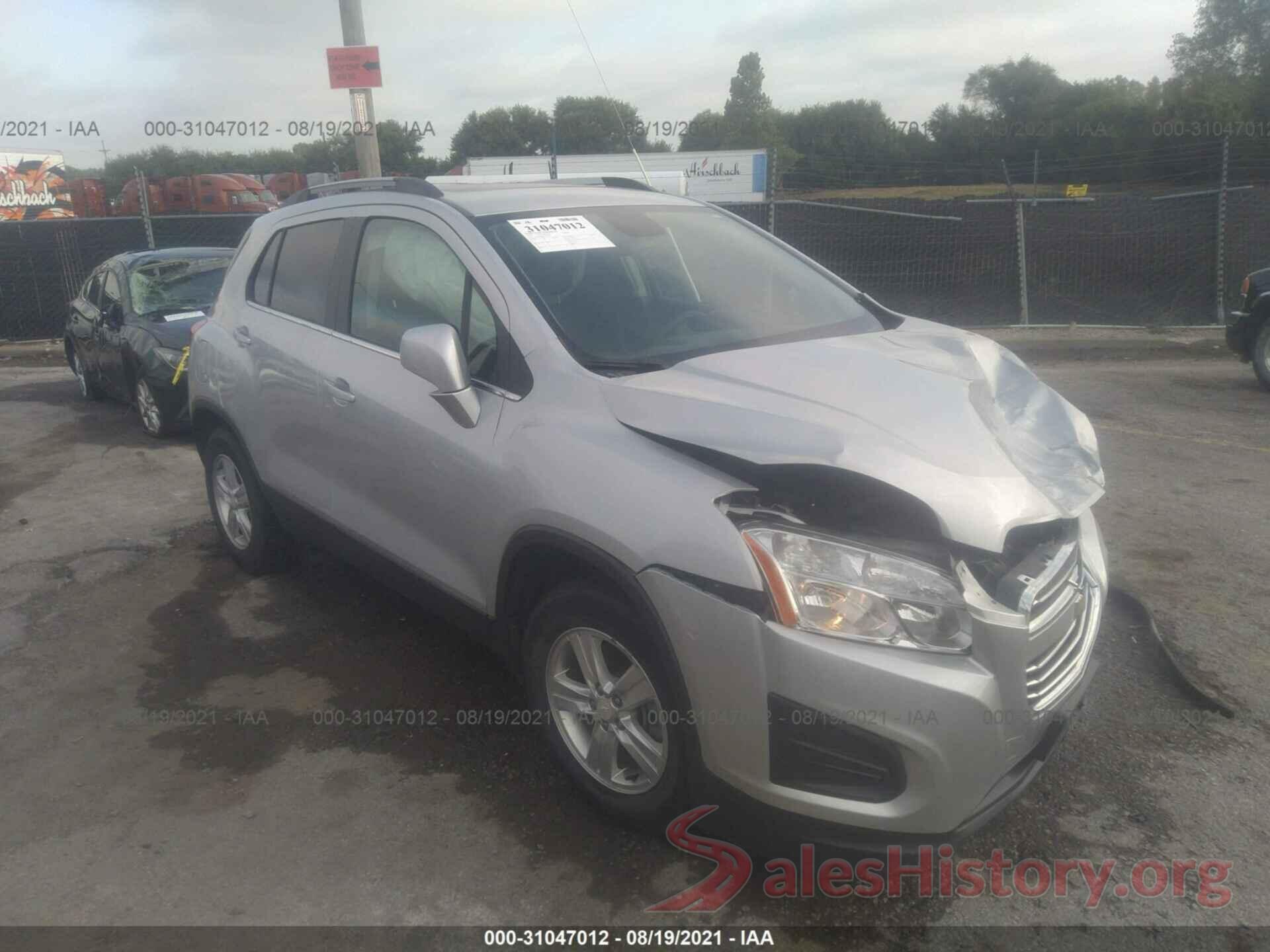 3GNCJLSB6GL265813 2016 CHEVROLET TRAX