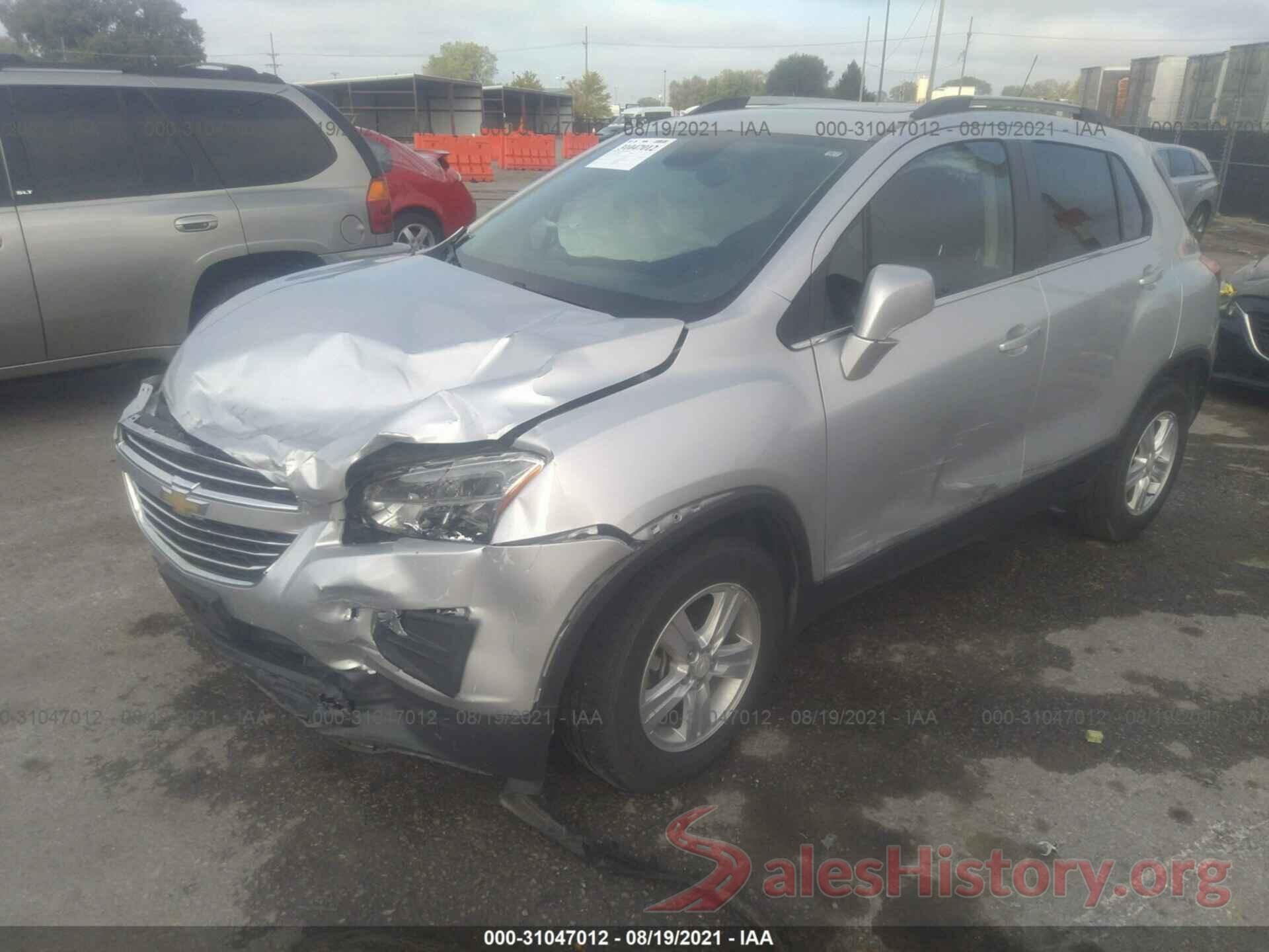 3GNCJLSB6GL265813 2016 CHEVROLET TRAX