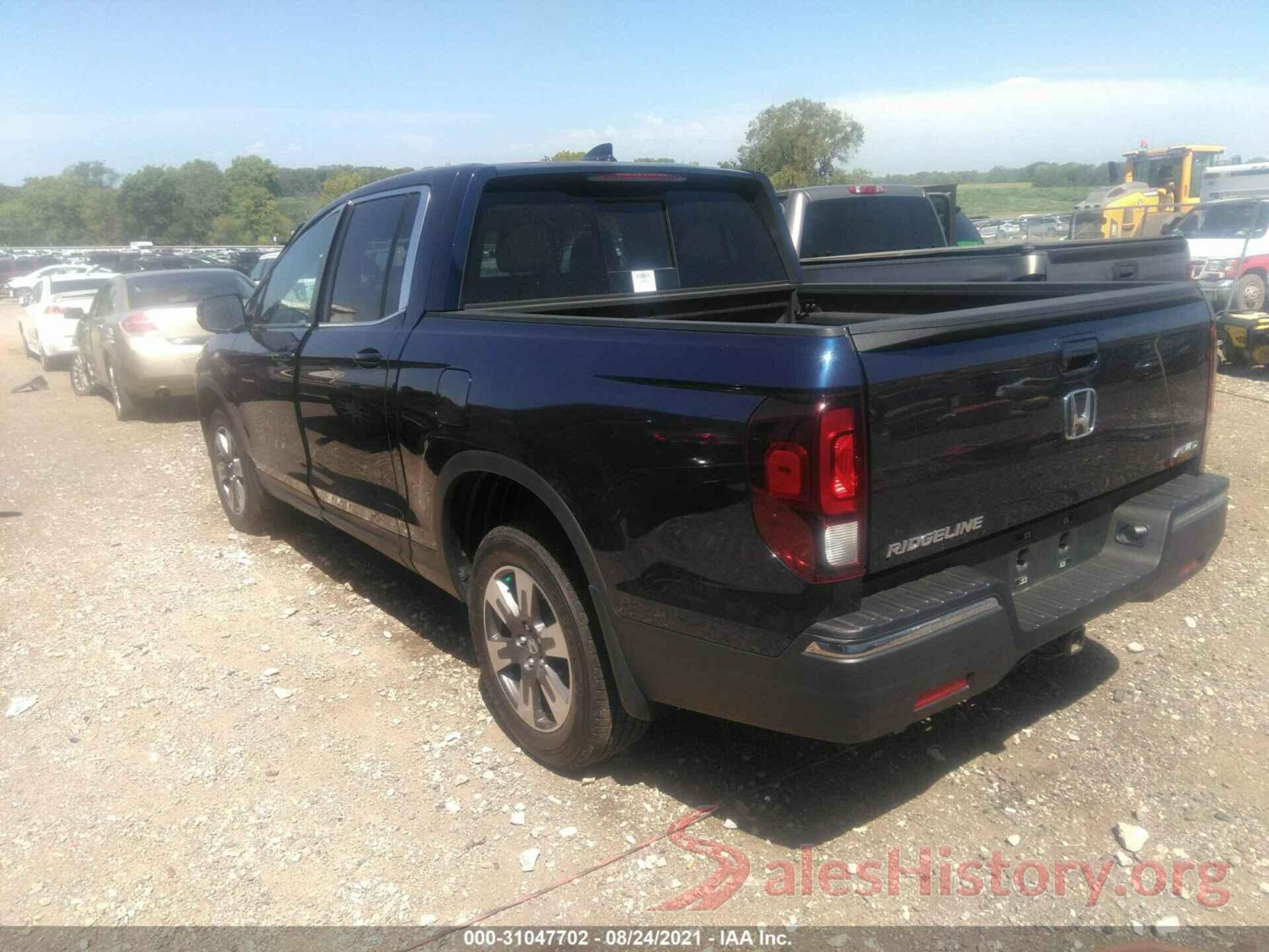 5FPYK3F53KB035922 2019 HONDA RIDGELINE