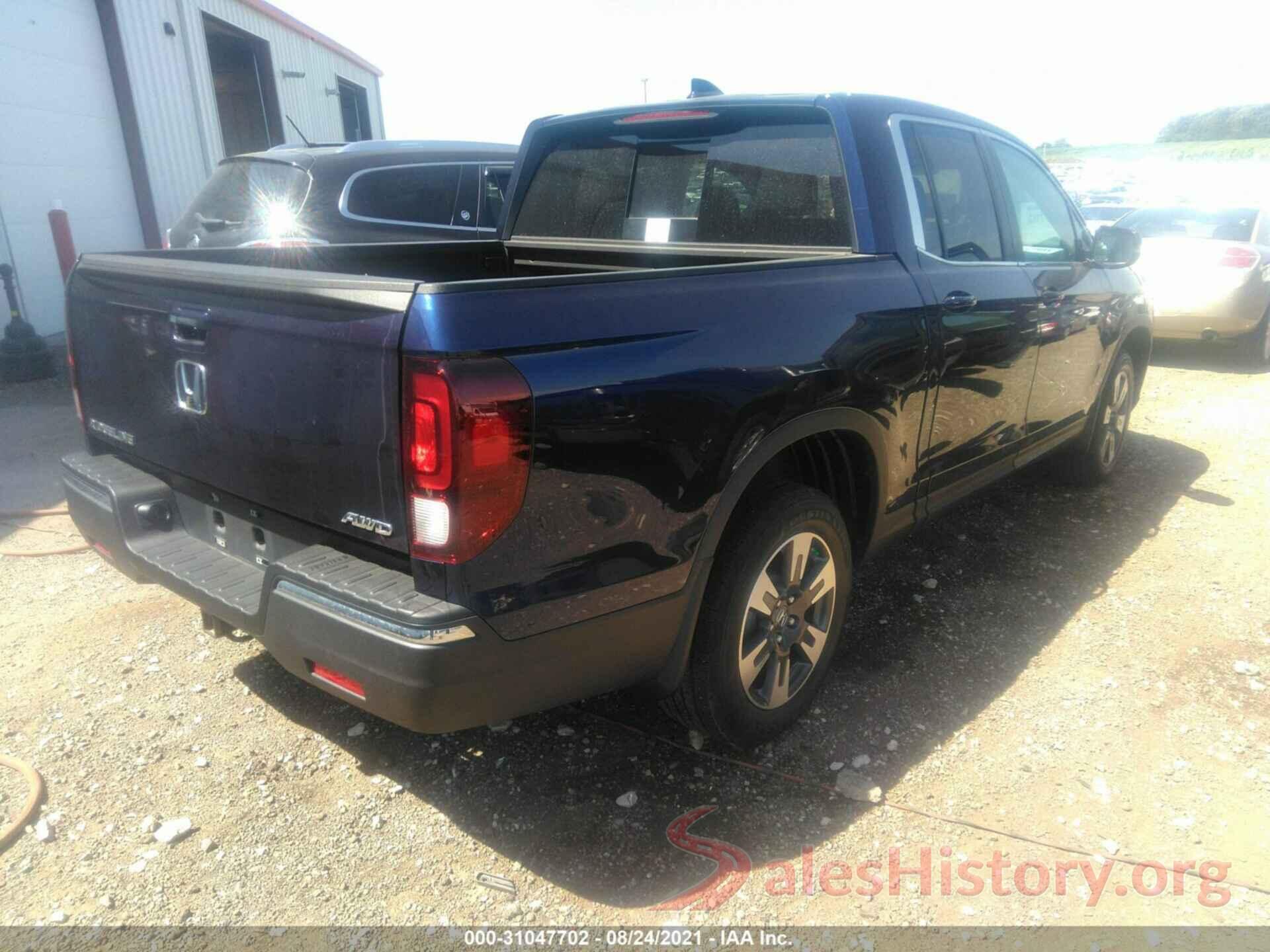 5FPYK3F53KB035922 2019 HONDA RIDGELINE