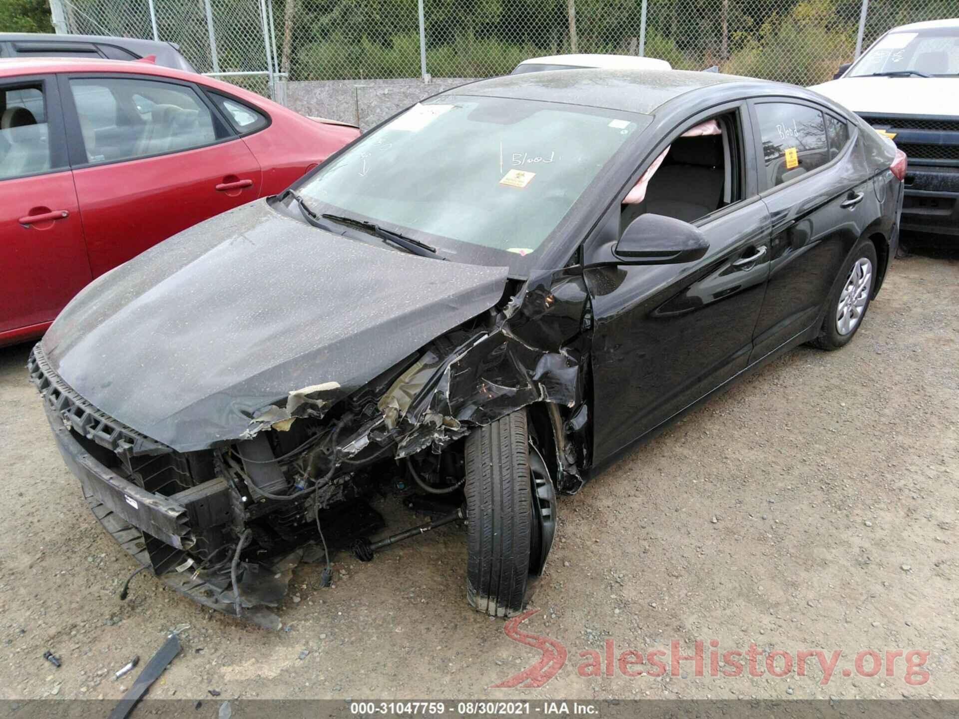 KMHD74LF8HU367684 2017 HYUNDAI ELANTRA