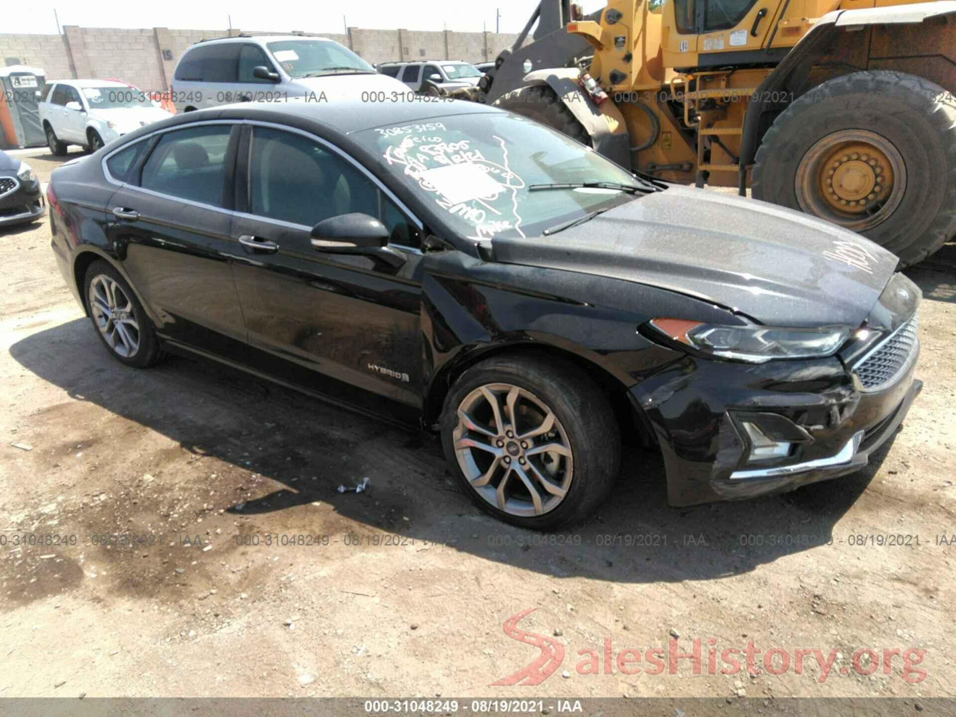 3FA6P0RU9KR187338 2019 FORD FUSION HYBRID