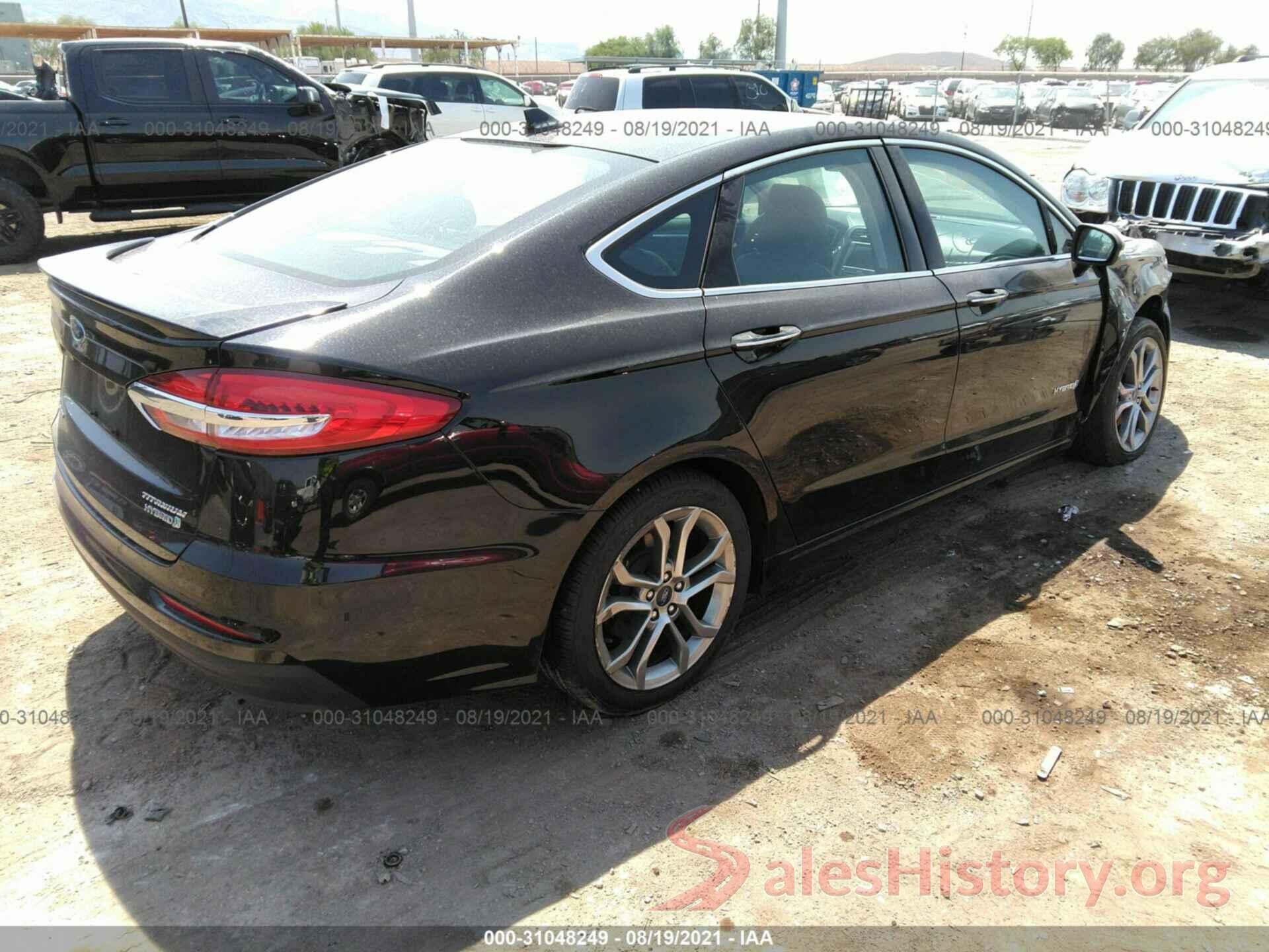 3FA6P0RU9KR187338 2019 FORD FUSION HYBRID