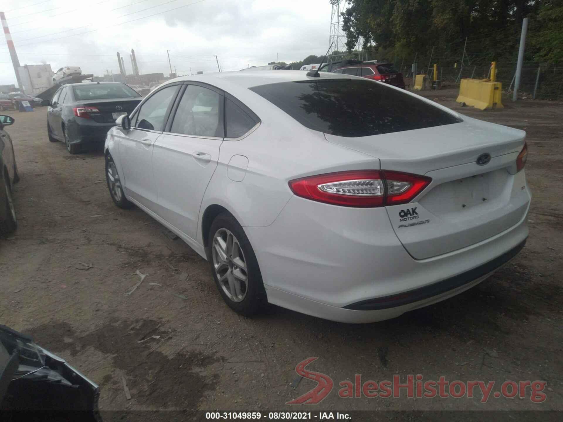 3FA6P0H75GR346343 2016 FORD FUSION