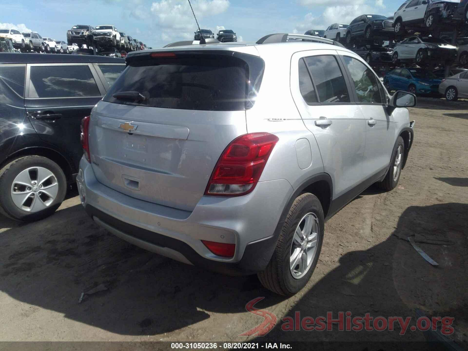 KL7CJLSB2MB303489 2021 CHEVROLET TRAX