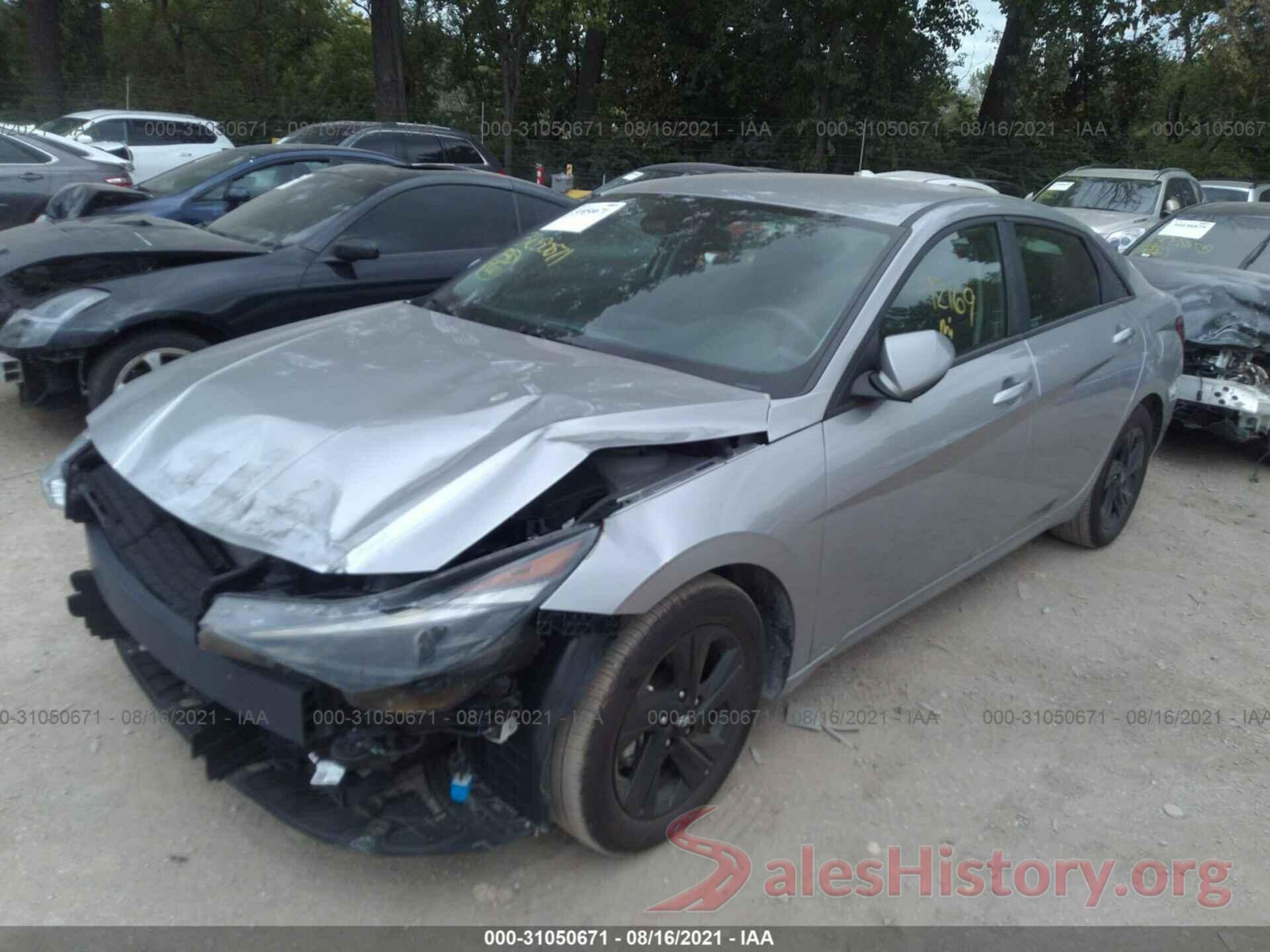 5NPLM4AG1MH009125 2021 HYUNDAI ELANTRA