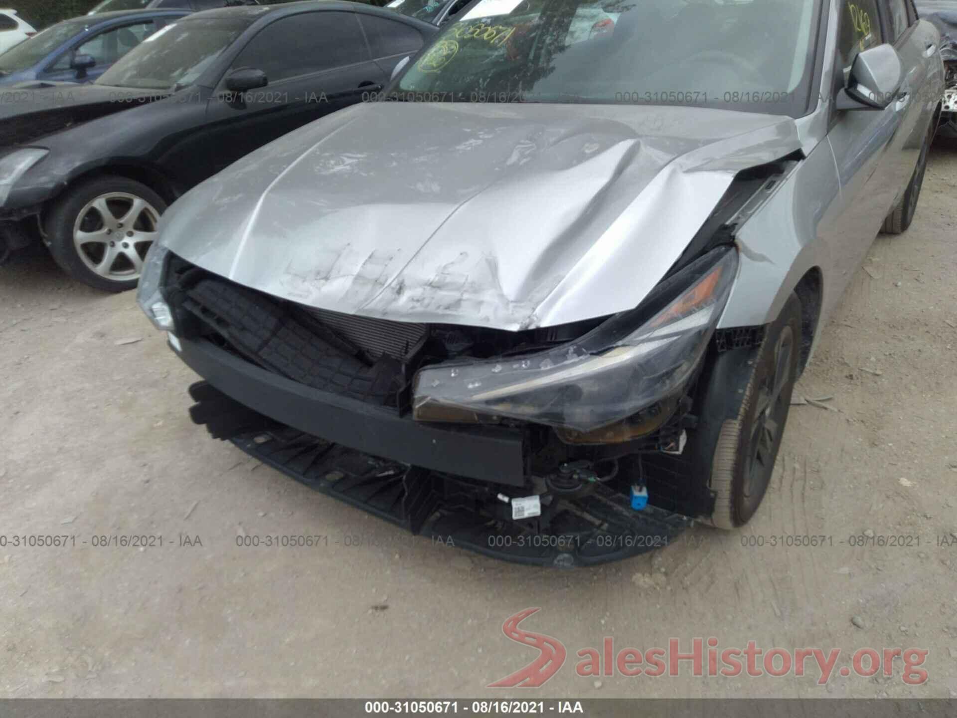 5NPLM4AG1MH009125 2021 HYUNDAI ELANTRA