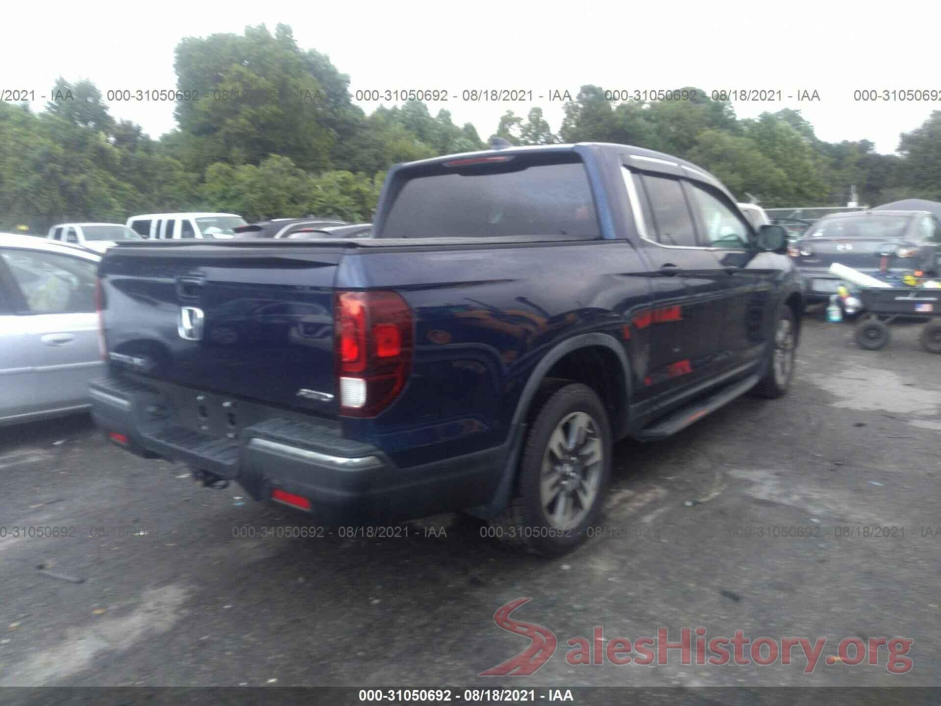 5FPYK3F65HB005614 2017 HONDA RIDGELINE