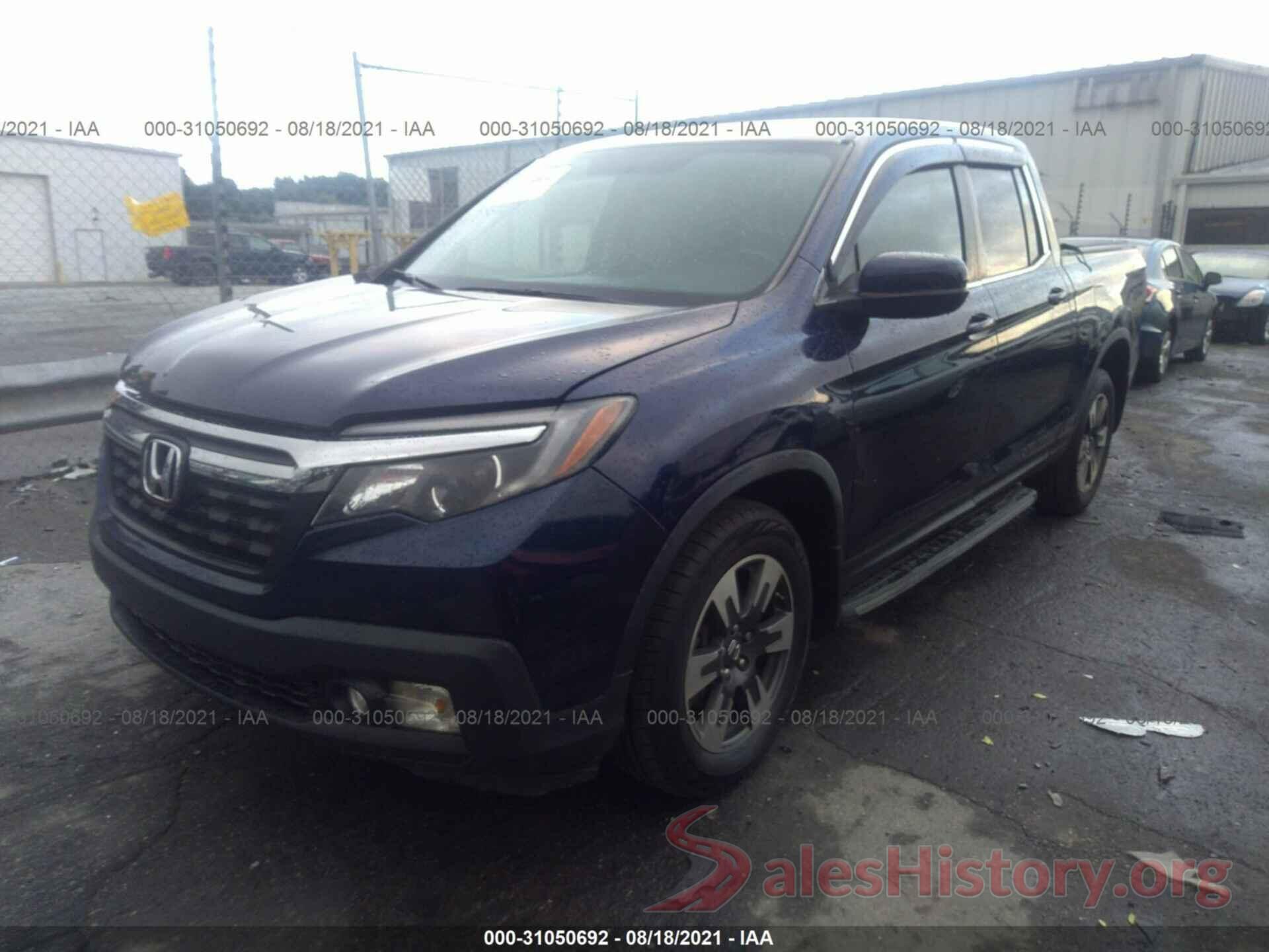 5FPYK3F65HB005614 2017 HONDA RIDGELINE