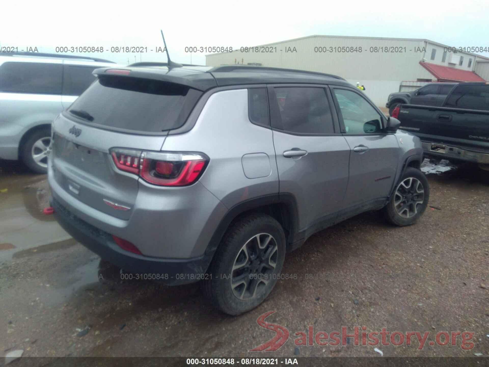 3C4NJDDB7LT162950 2020 JEEP COMPASS