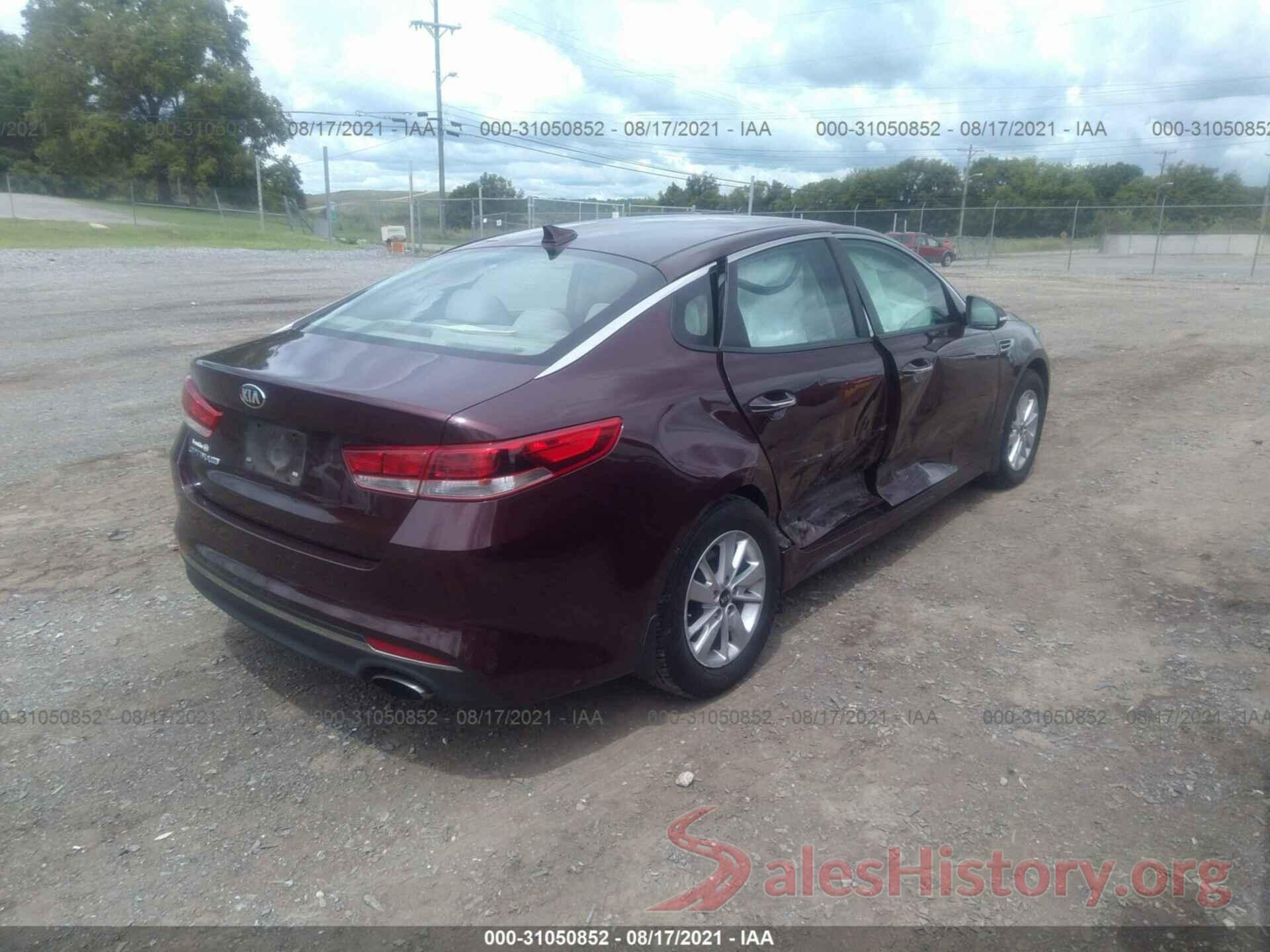 5XXGT4L30GG110591 2016 KIA OPTIMA