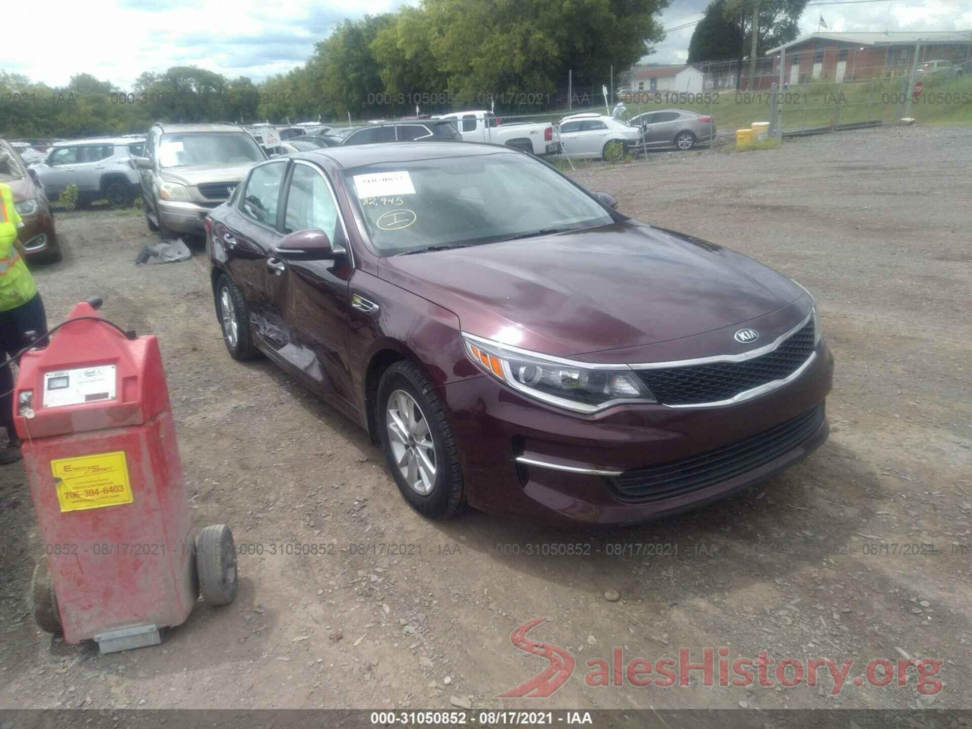 5XXGT4L30GG110591 2016 KIA OPTIMA