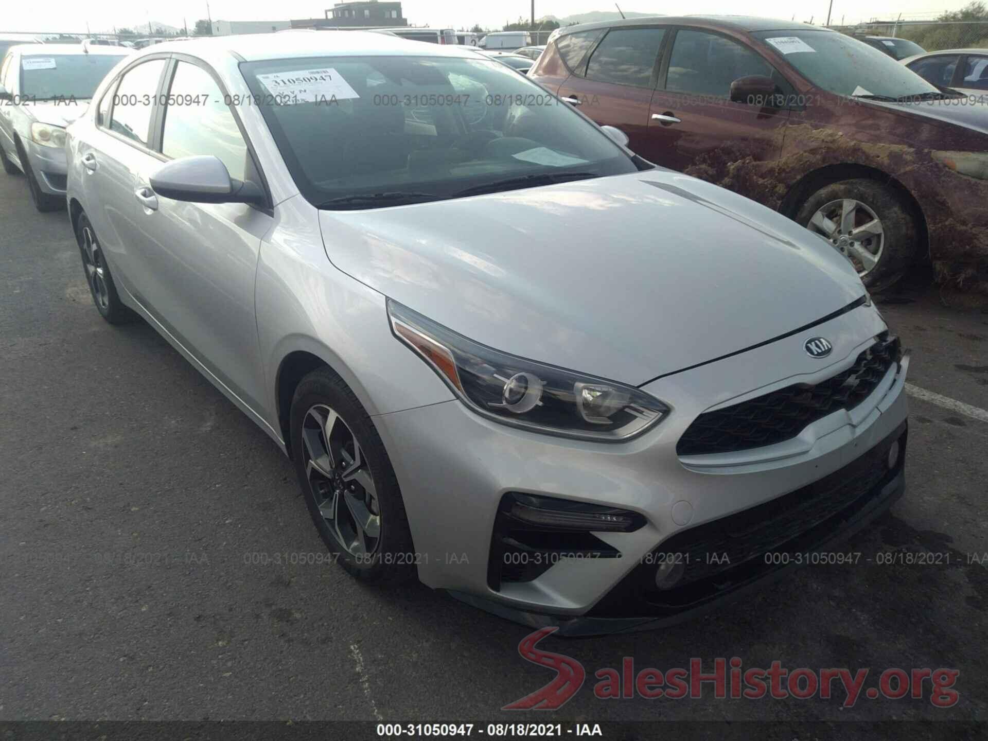 3KPF24AD9LE207222 2020 KIA FORTE