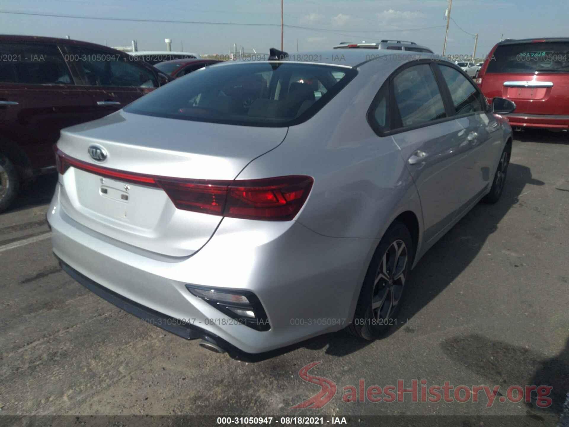 3KPF24AD9LE207222 2020 KIA FORTE