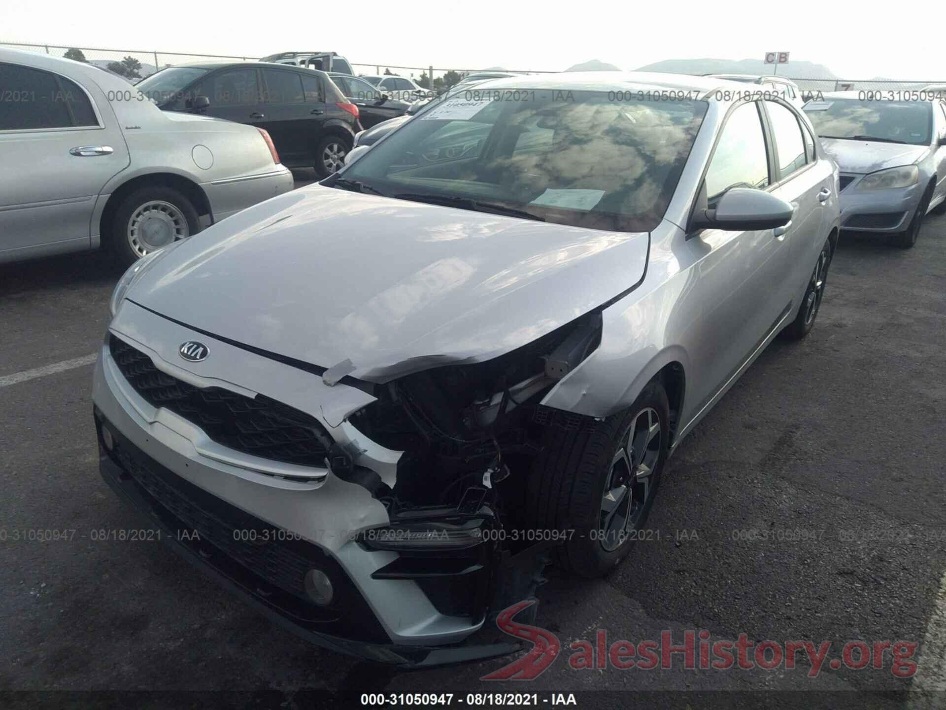 3KPF24AD9LE207222 2020 KIA FORTE