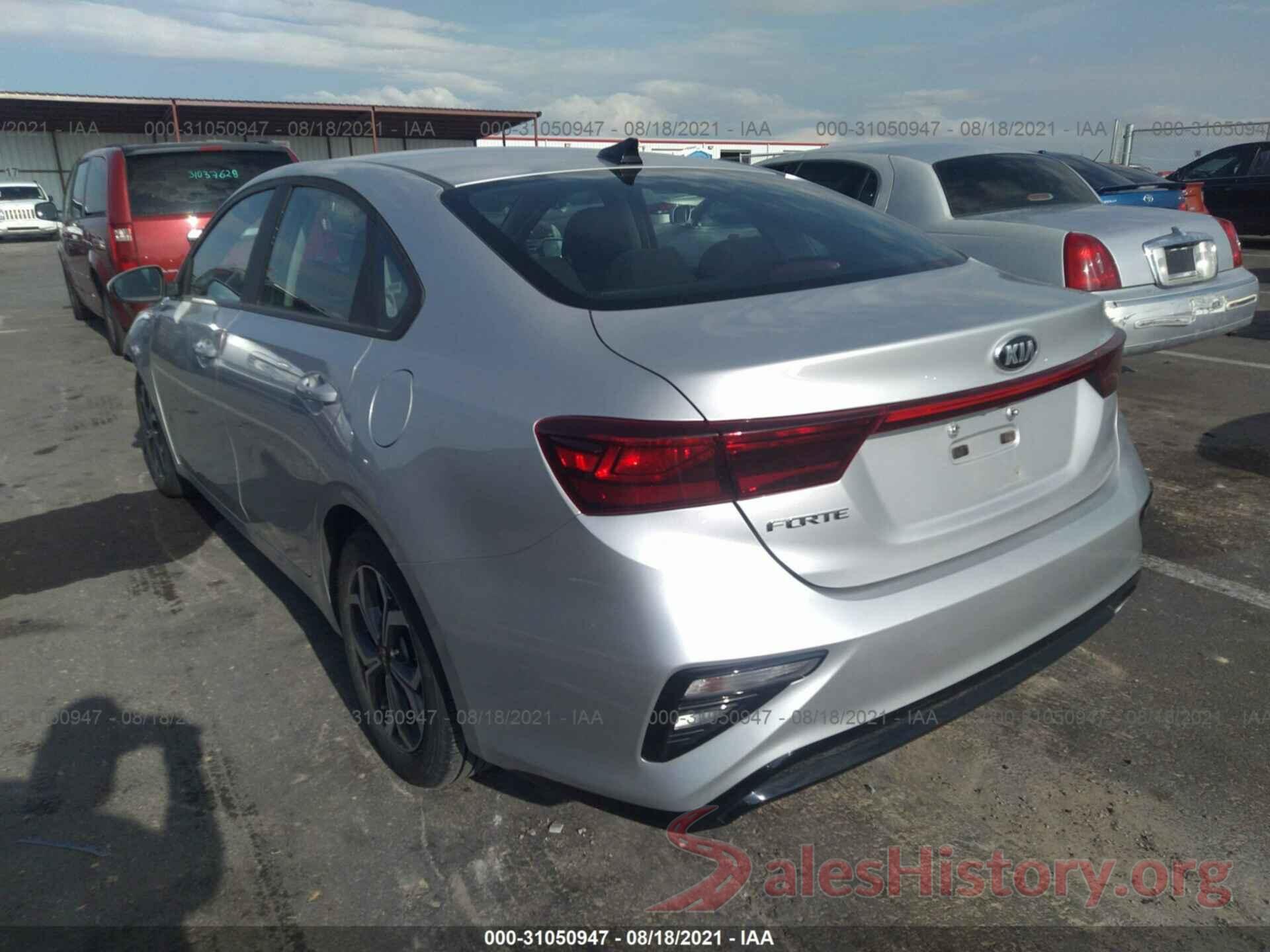 3KPF24AD9LE207222 2020 KIA FORTE