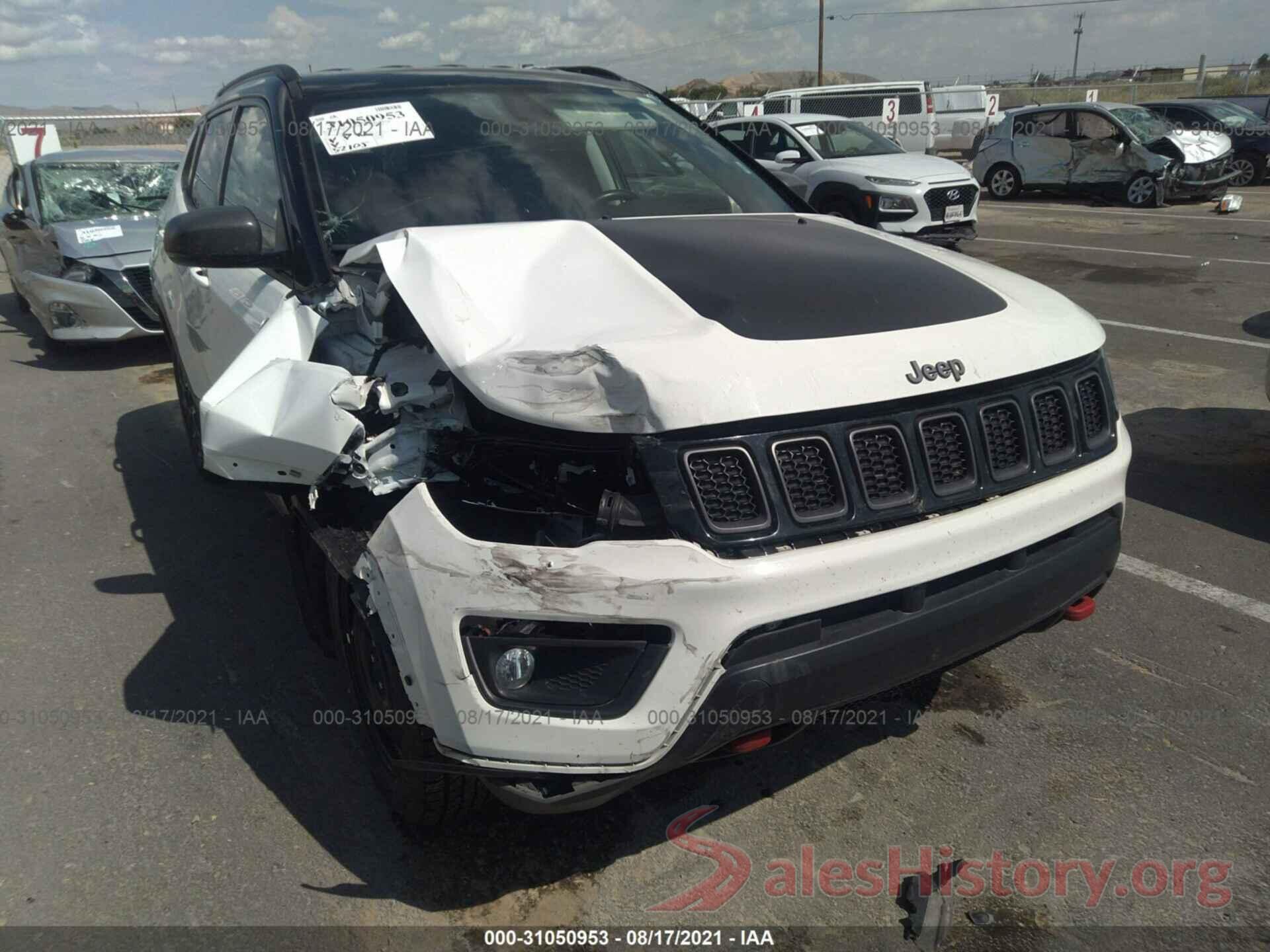 3C4NJDDB6LT214603 2020 JEEP COMPASS