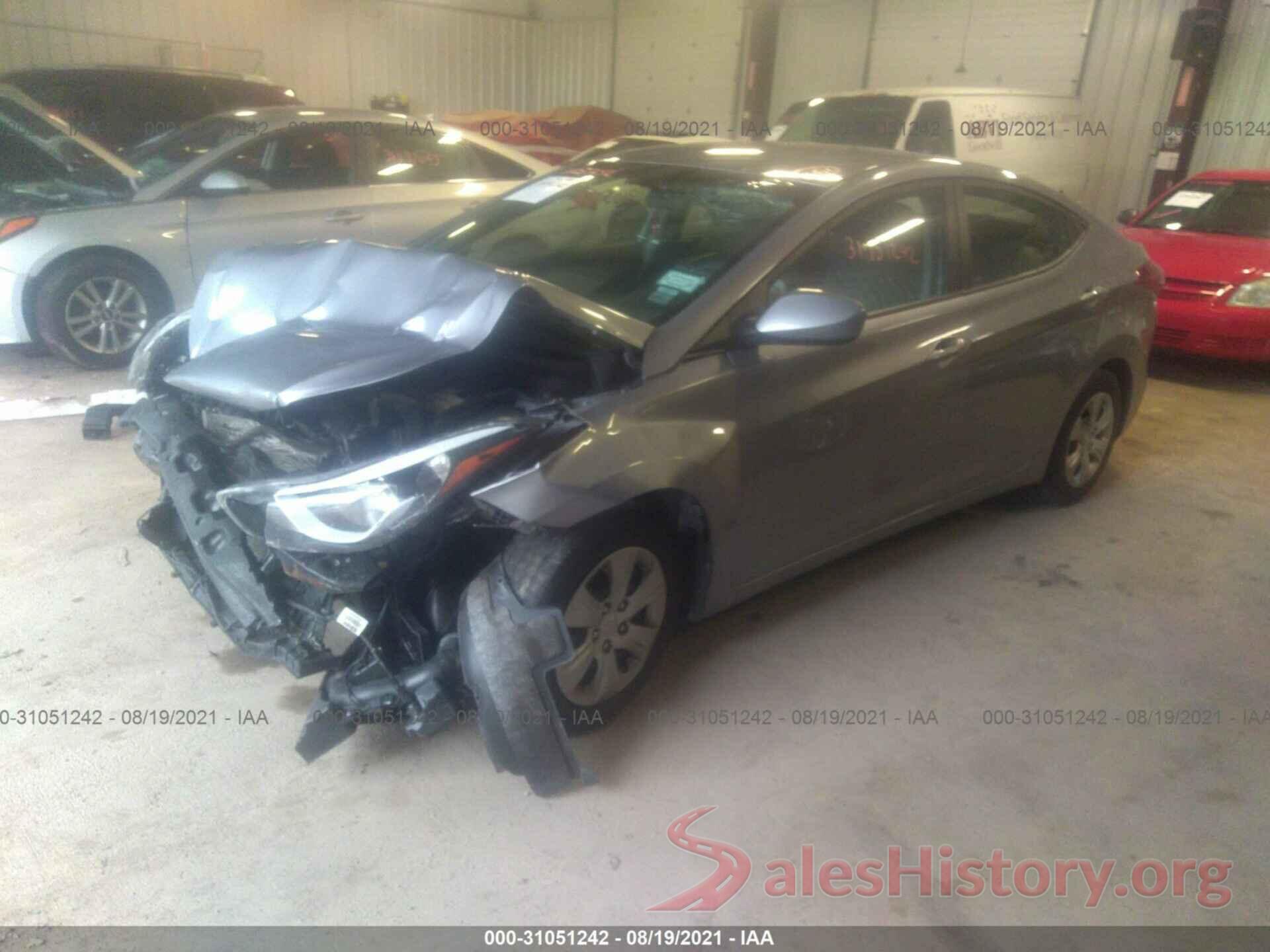 5NPDH4AE1GH713711 2016 HYUNDAI ELANTRA