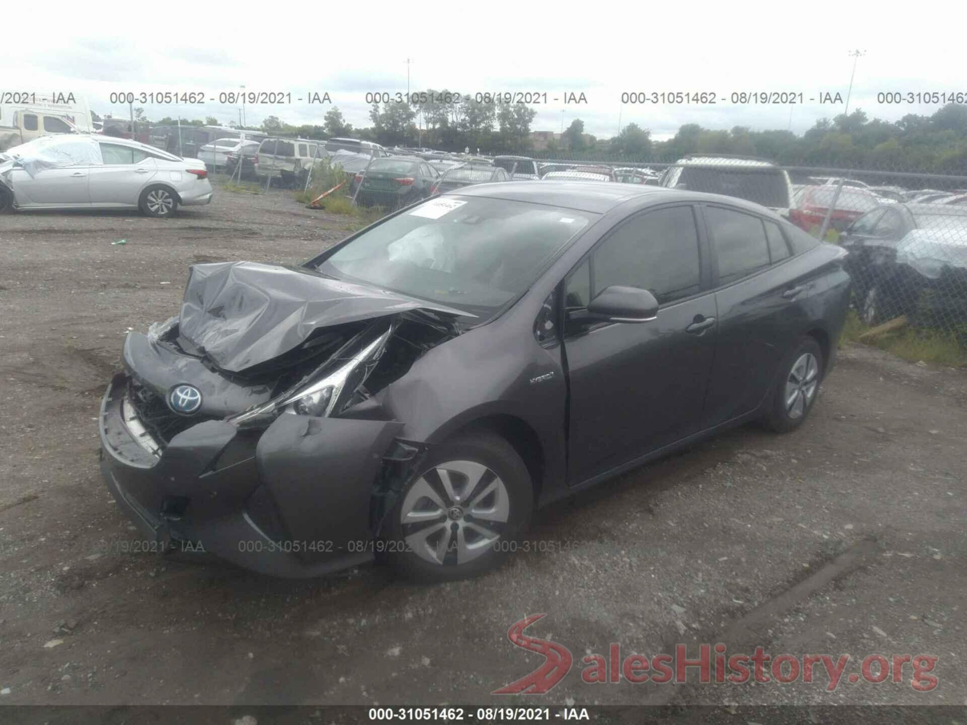 JTDKBRFU8J3597917 2018 TOYOTA PRIUS