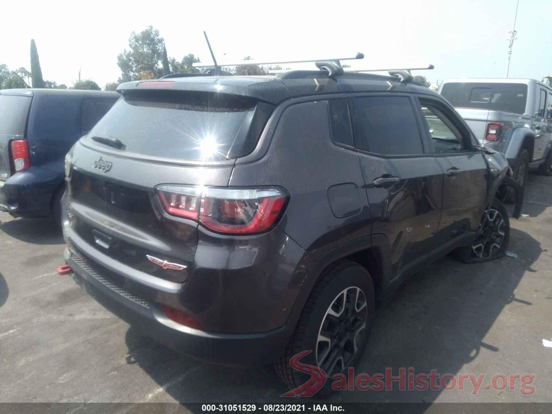 3C4NJDDBXKT825524 2019 JEEP COMPASS