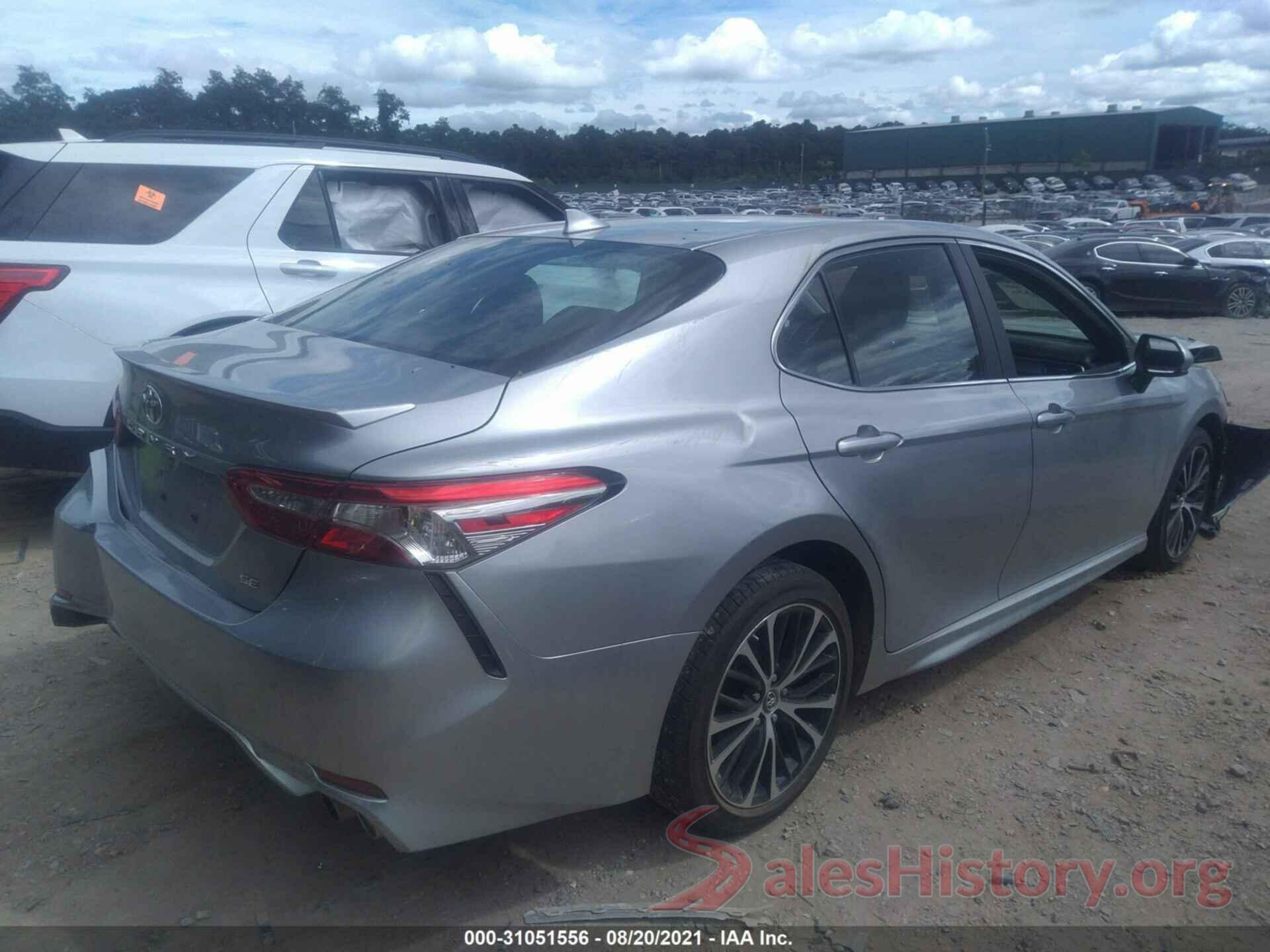 4T1B11HK0KU168665 2019 TOYOTA CAMRY