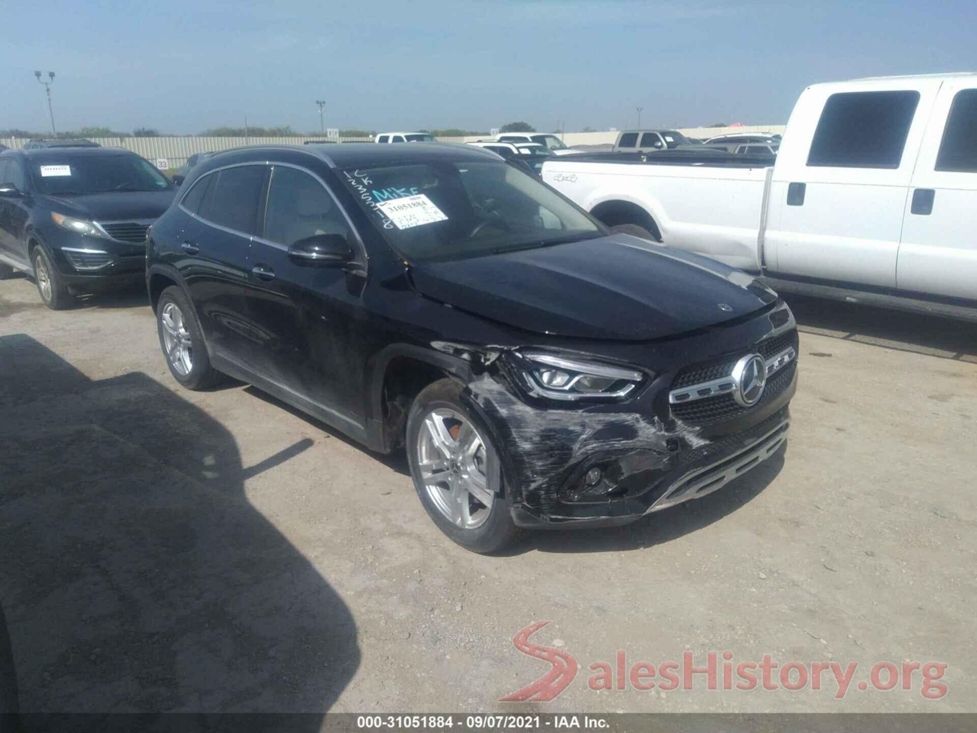 W1N4N4GB1MJ168062 2021 MERCEDES-BENZ GLA