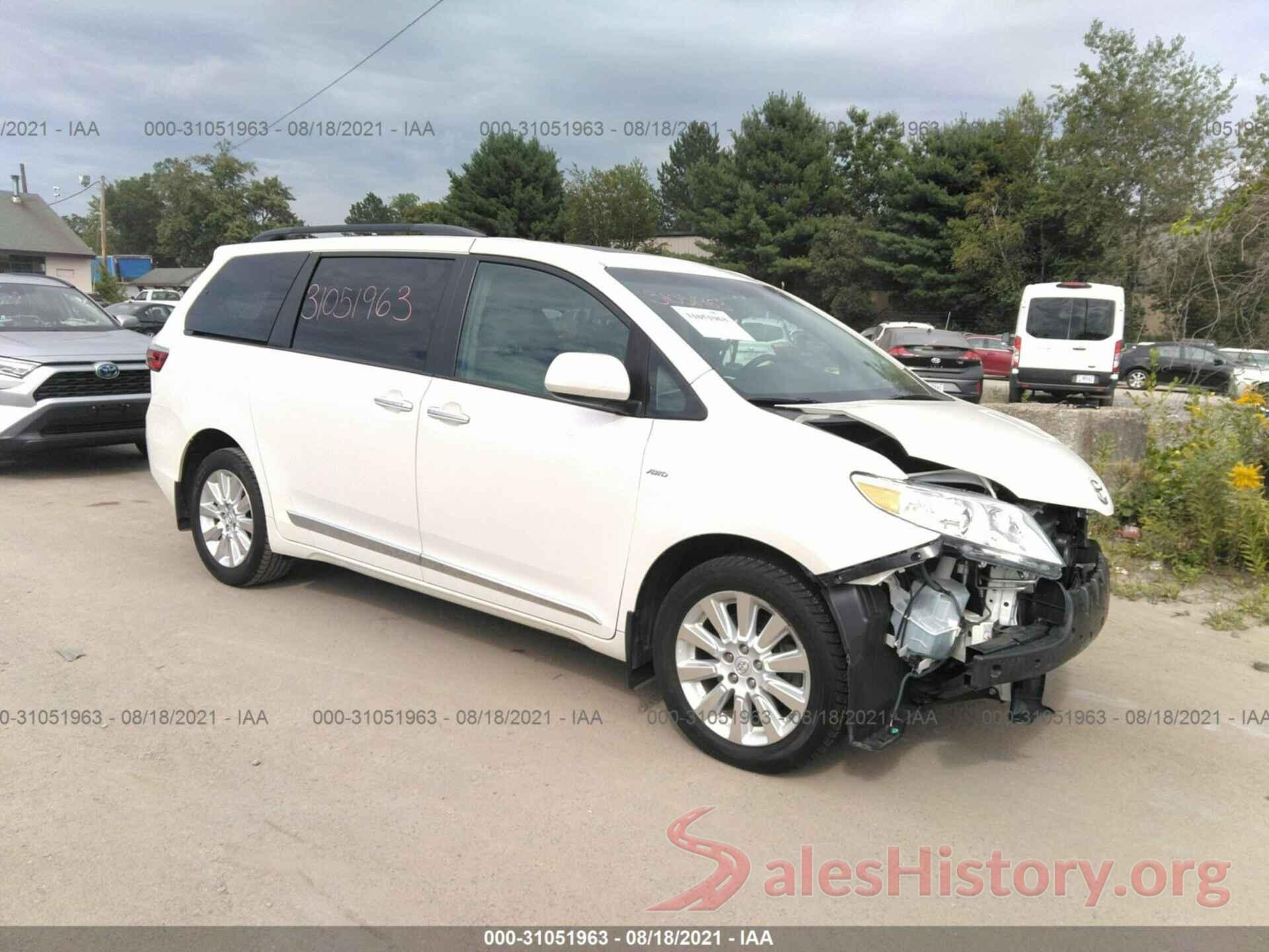 5TDDK3DC0GS138663 2016 TOYOTA SIENNA