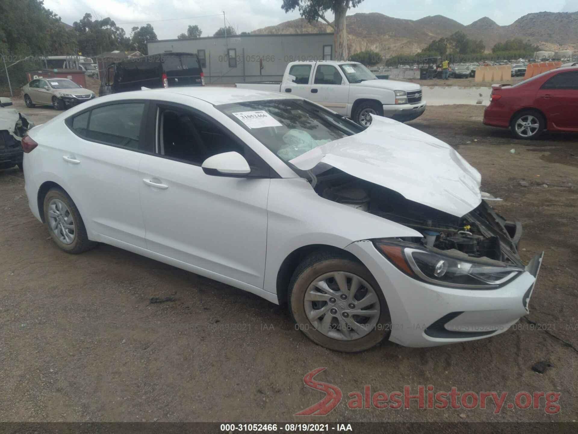 5NPD74LF7JH382763 2018 HYUNDAI ELANTRA