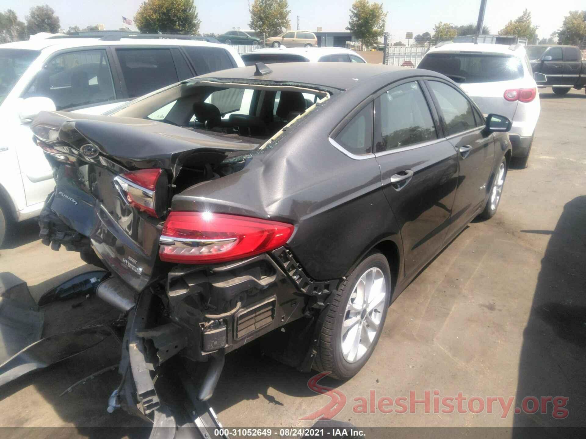 3FA6P0LU9KR202557 2019 FORD FUSION HYBRID