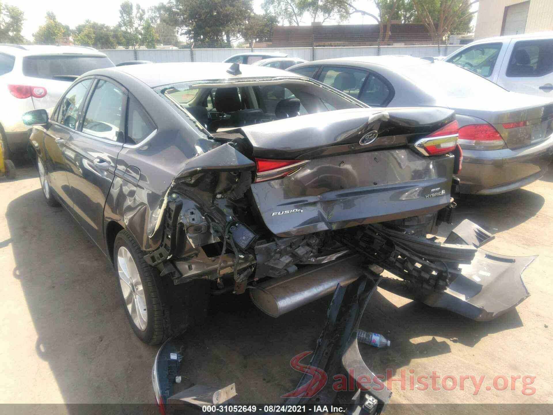 3FA6P0LU9KR202557 2019 FORD FUSION HYBRID