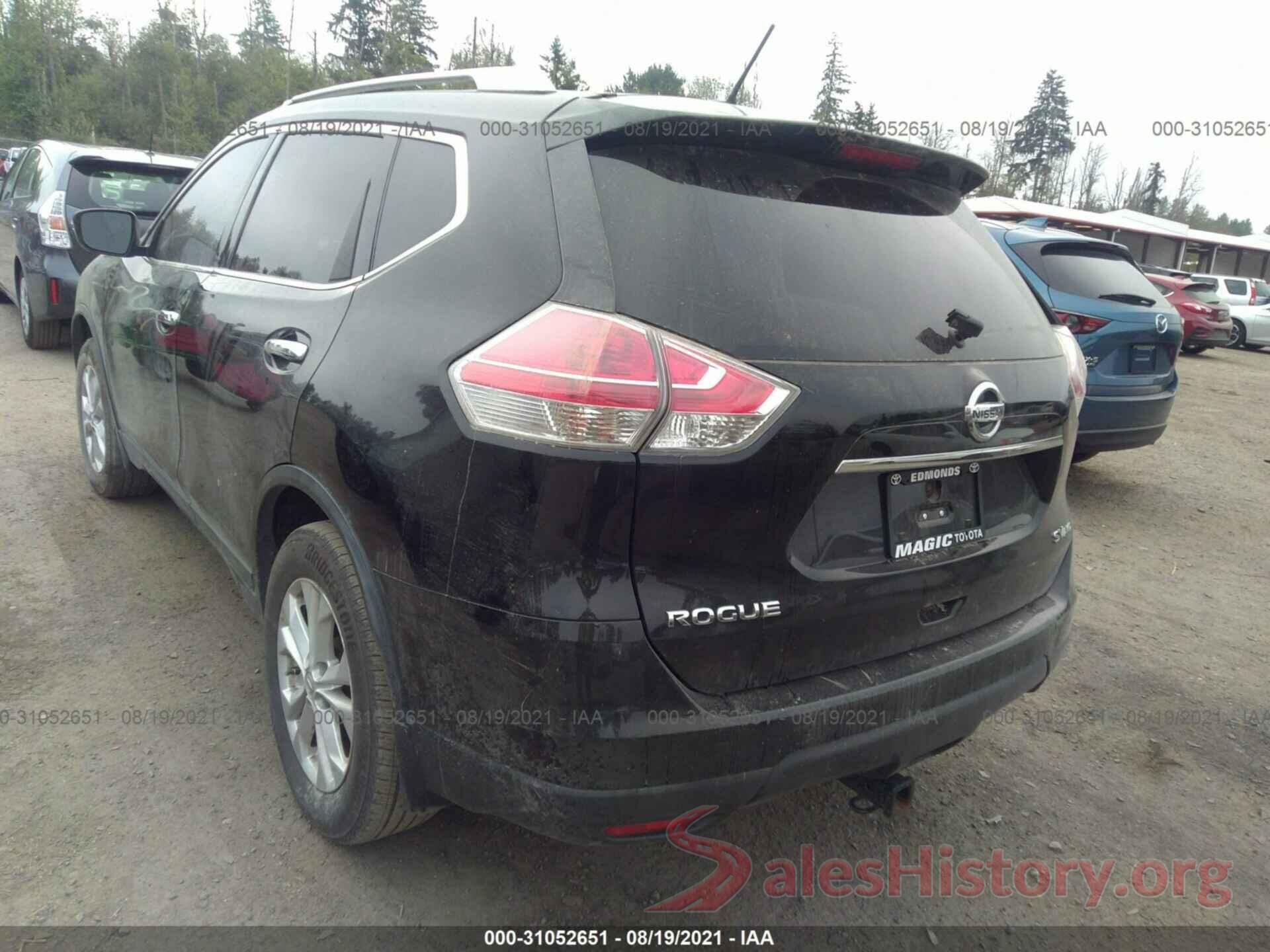 KNMAT2MV3GP640542 2016 NISSAN ROGUE