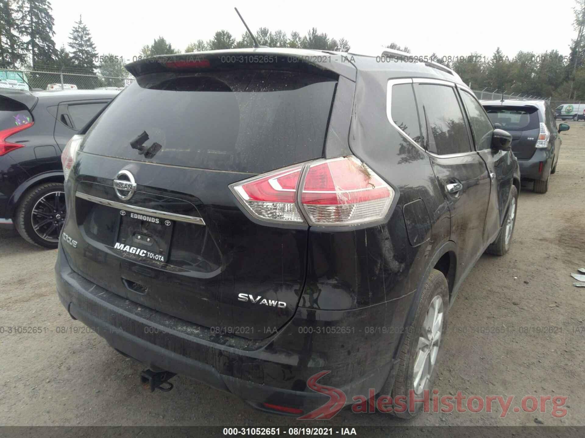 KNMAT2MV3GP640542 2016 NISSAN ROGUE