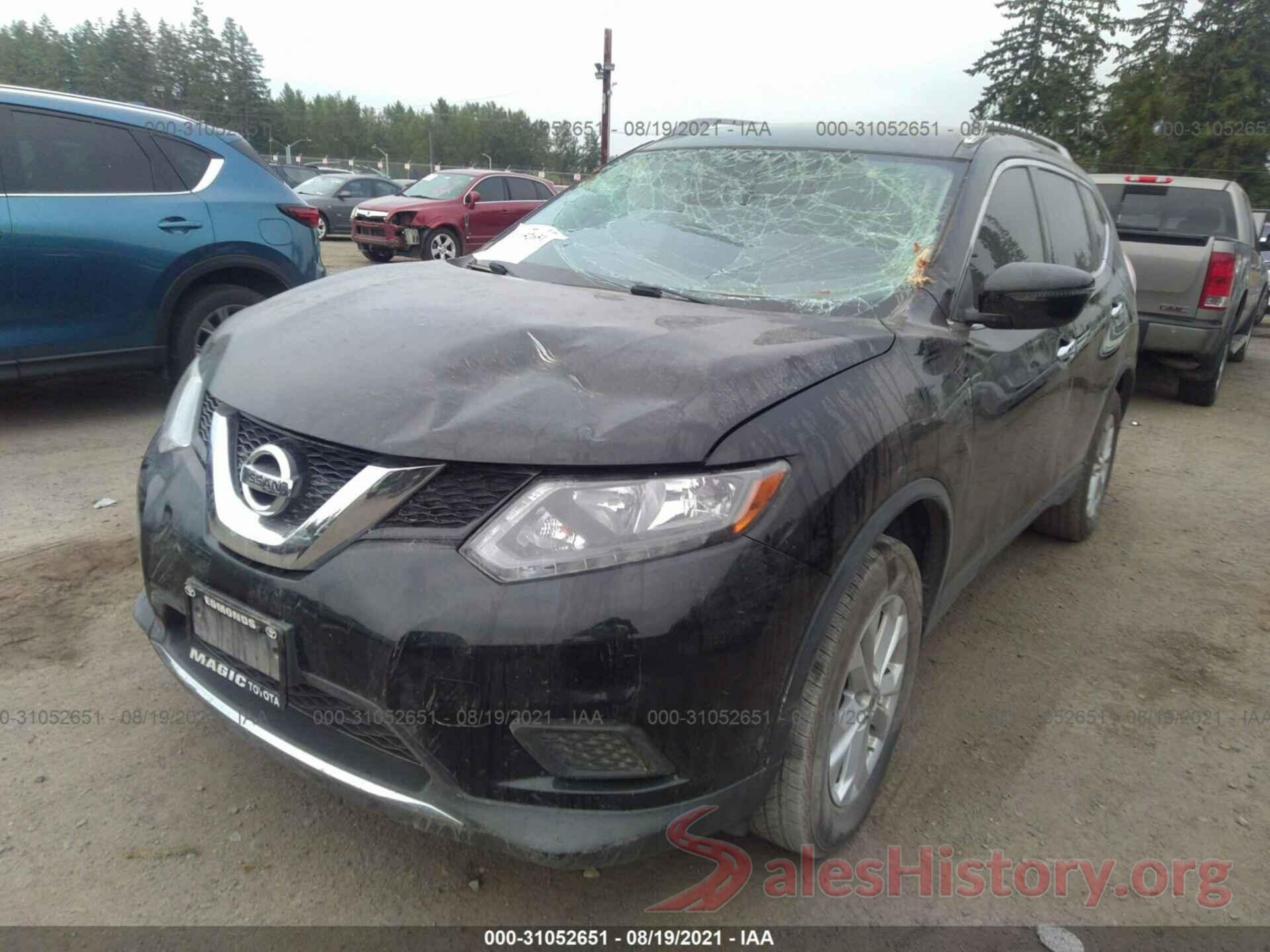 KNMAT2MV3GP640542 2016 NISSAN ROGUE