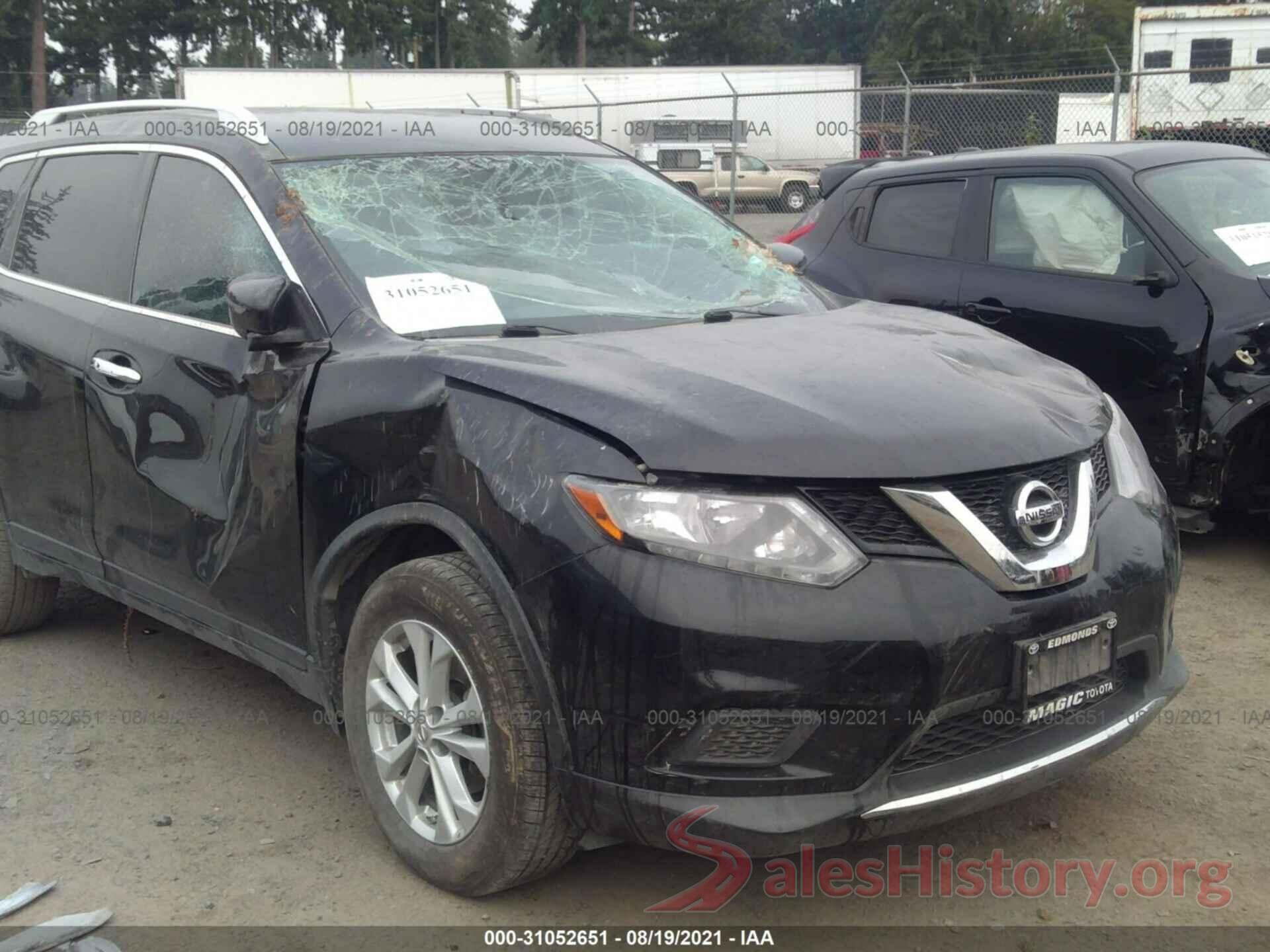 KNMAT2MV3GP640542 2016 NISSAN ROGUE