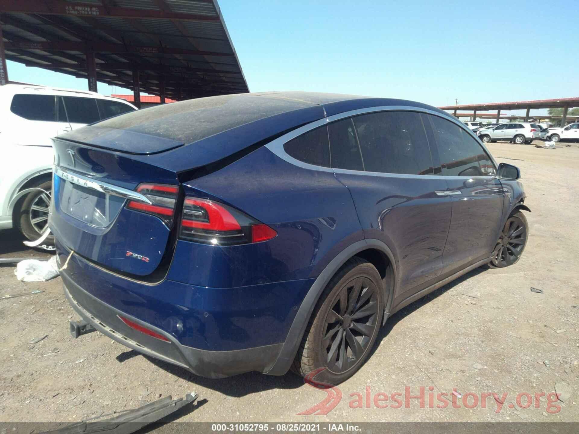 5YJXCAE45GF000465 2016 TESLA MODEL X