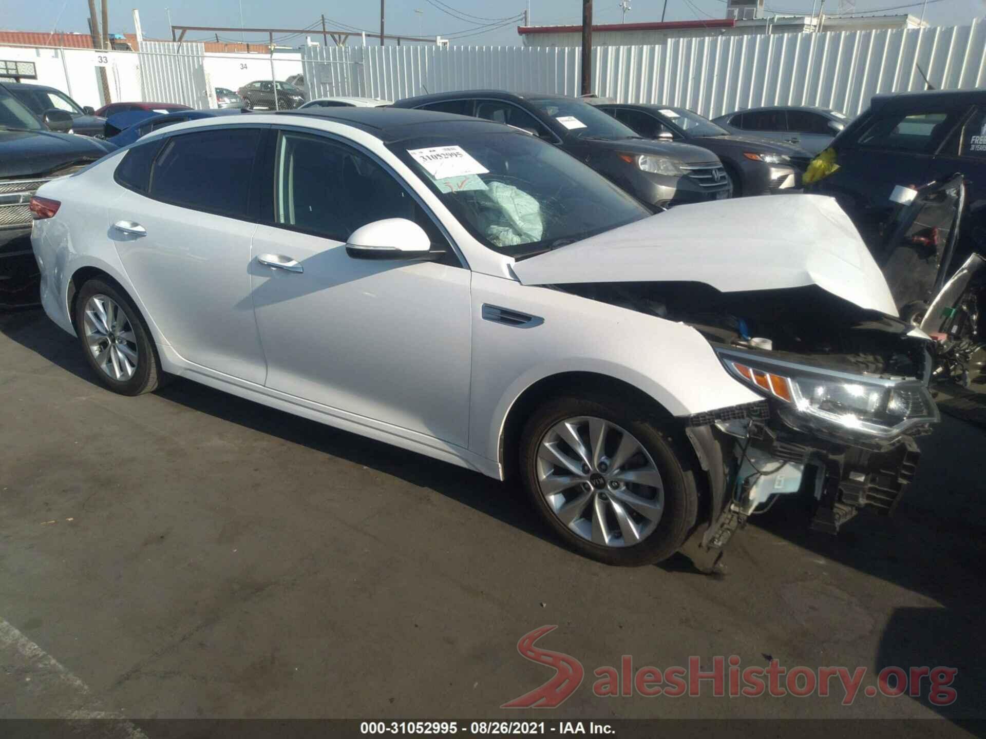 5XXGU4L3XGG092274 2016 KIA OPTIMA