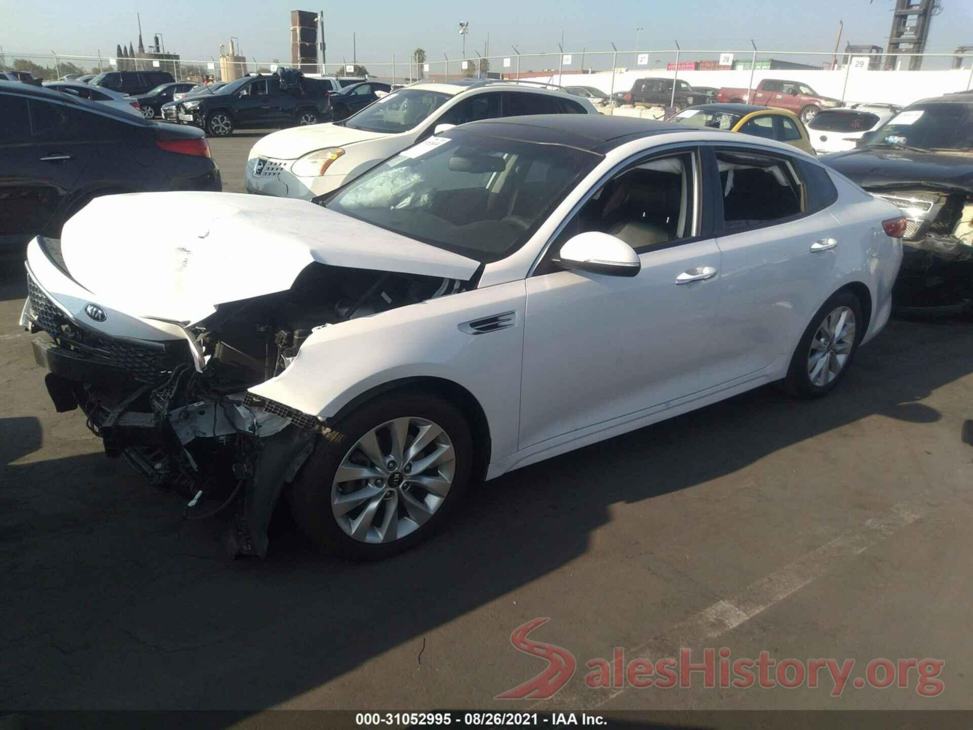 5XXGU4L3XGG092274 2016 KIA OPTIMA