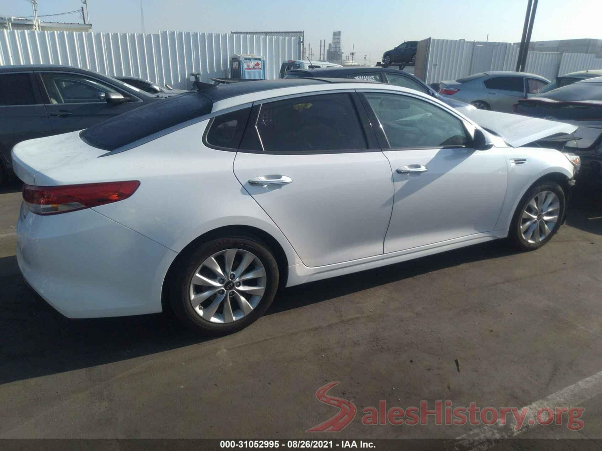 5XXGU4L3XGG092274 2016 KIA OPTIMA