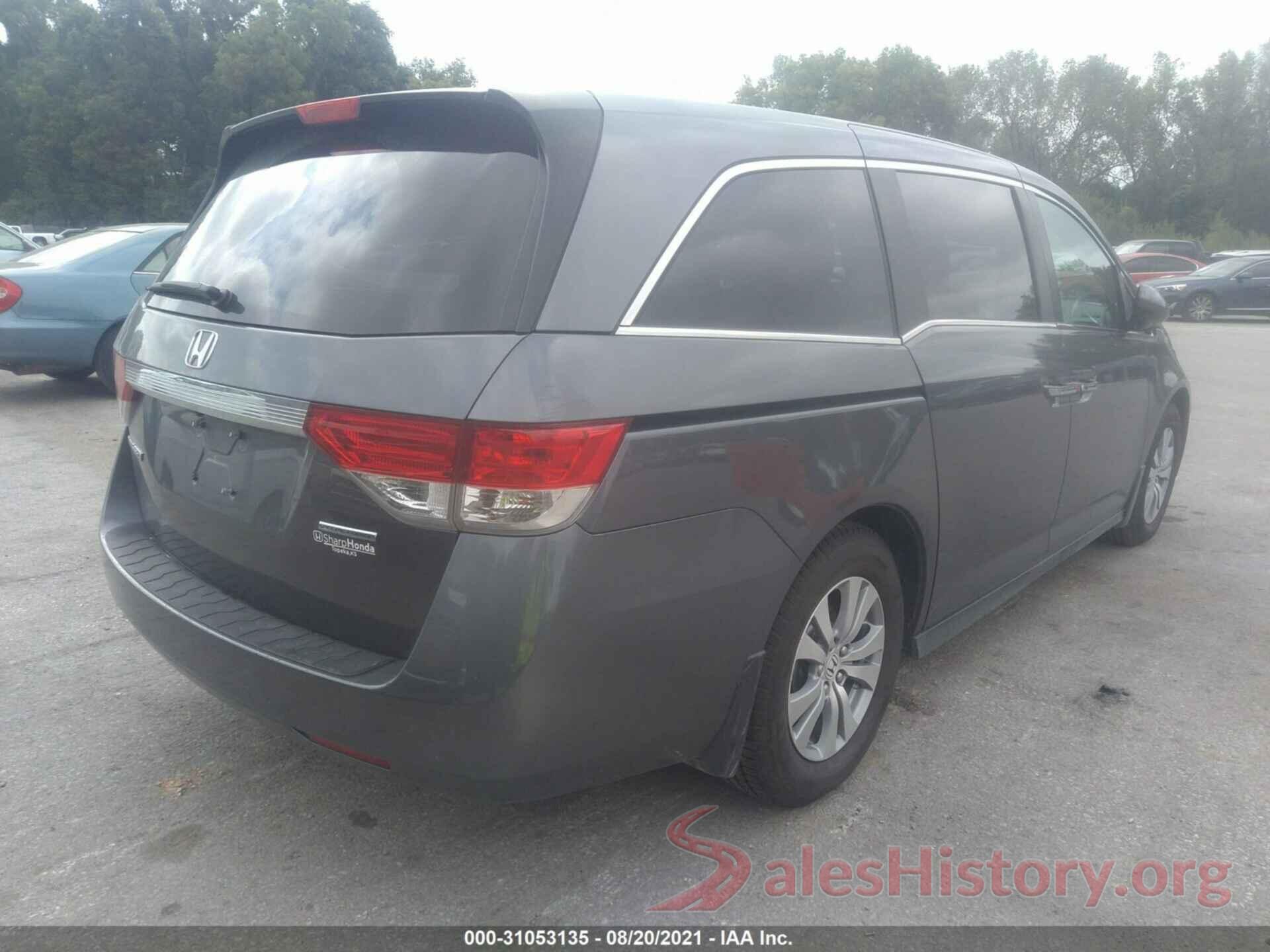 5FNRL5H30HB018635 2017 HONDA ODYSSEY