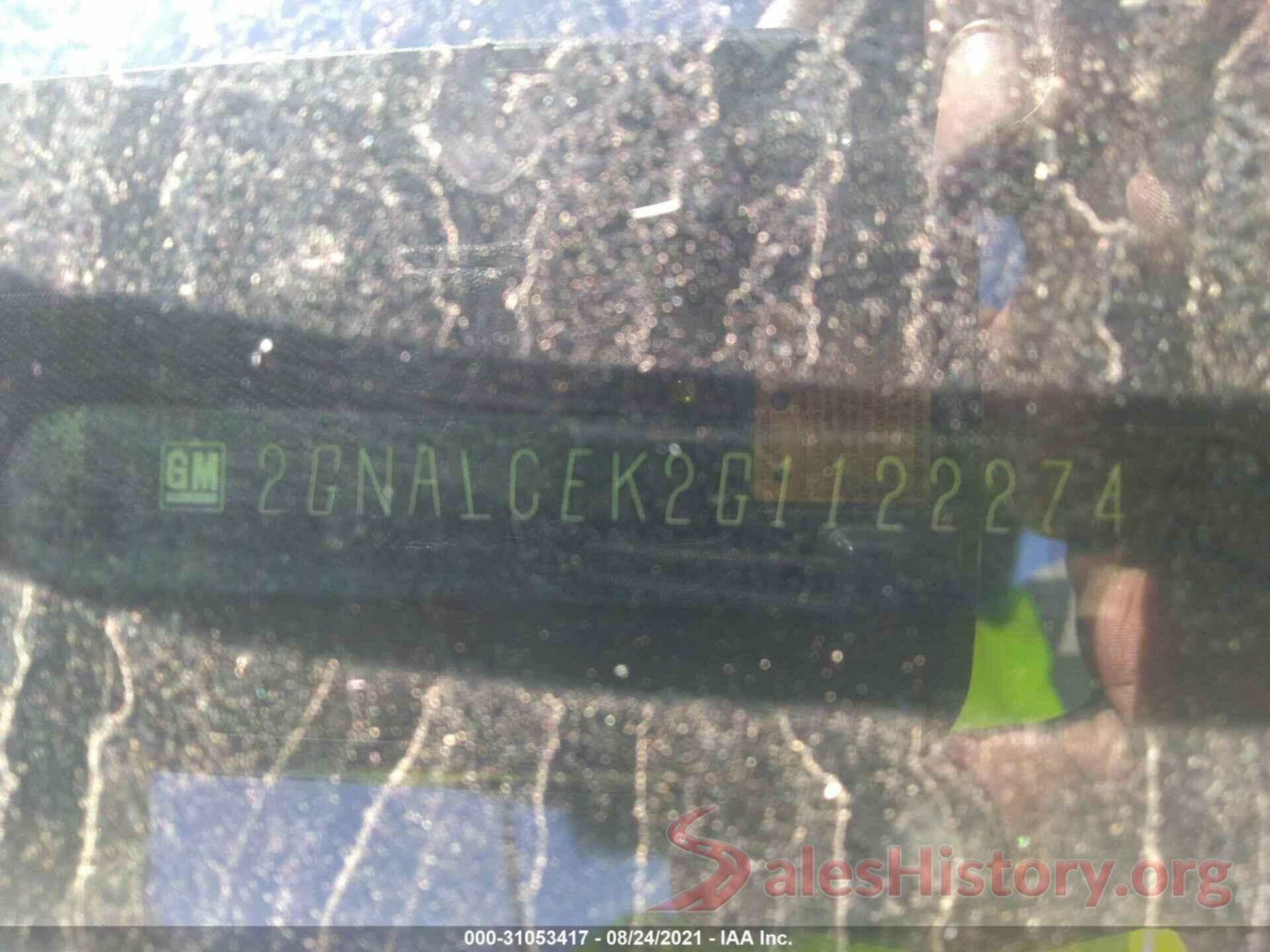 2GNALCEK2G1122274 2016 CHEVROLET EQUINOX