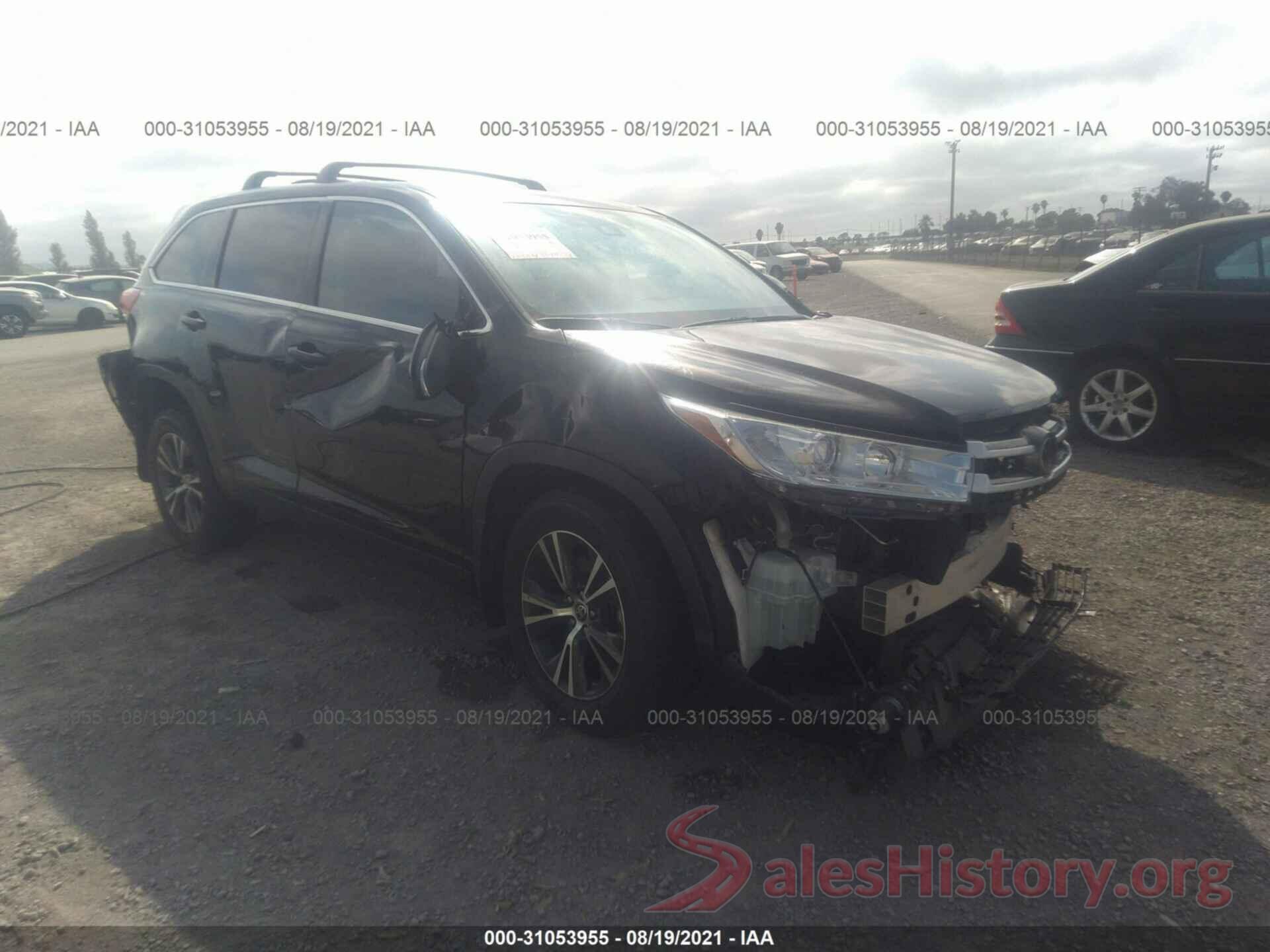 5TDZZRFH1KS368623 2019 TOYOTA HIGHLANDER