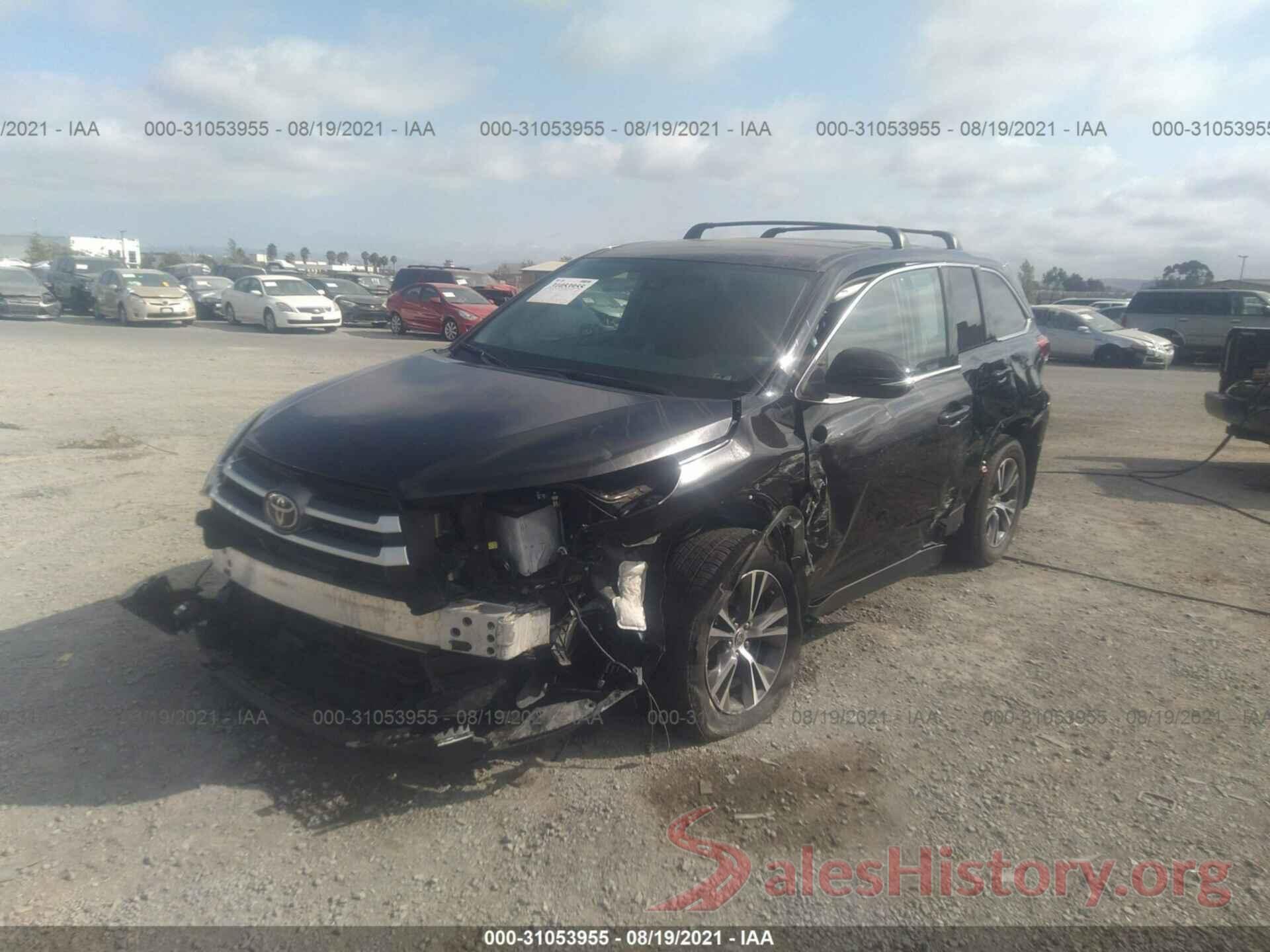 5TDZZRFH1KS368623 2019 TOYOTA HIGHLANDER