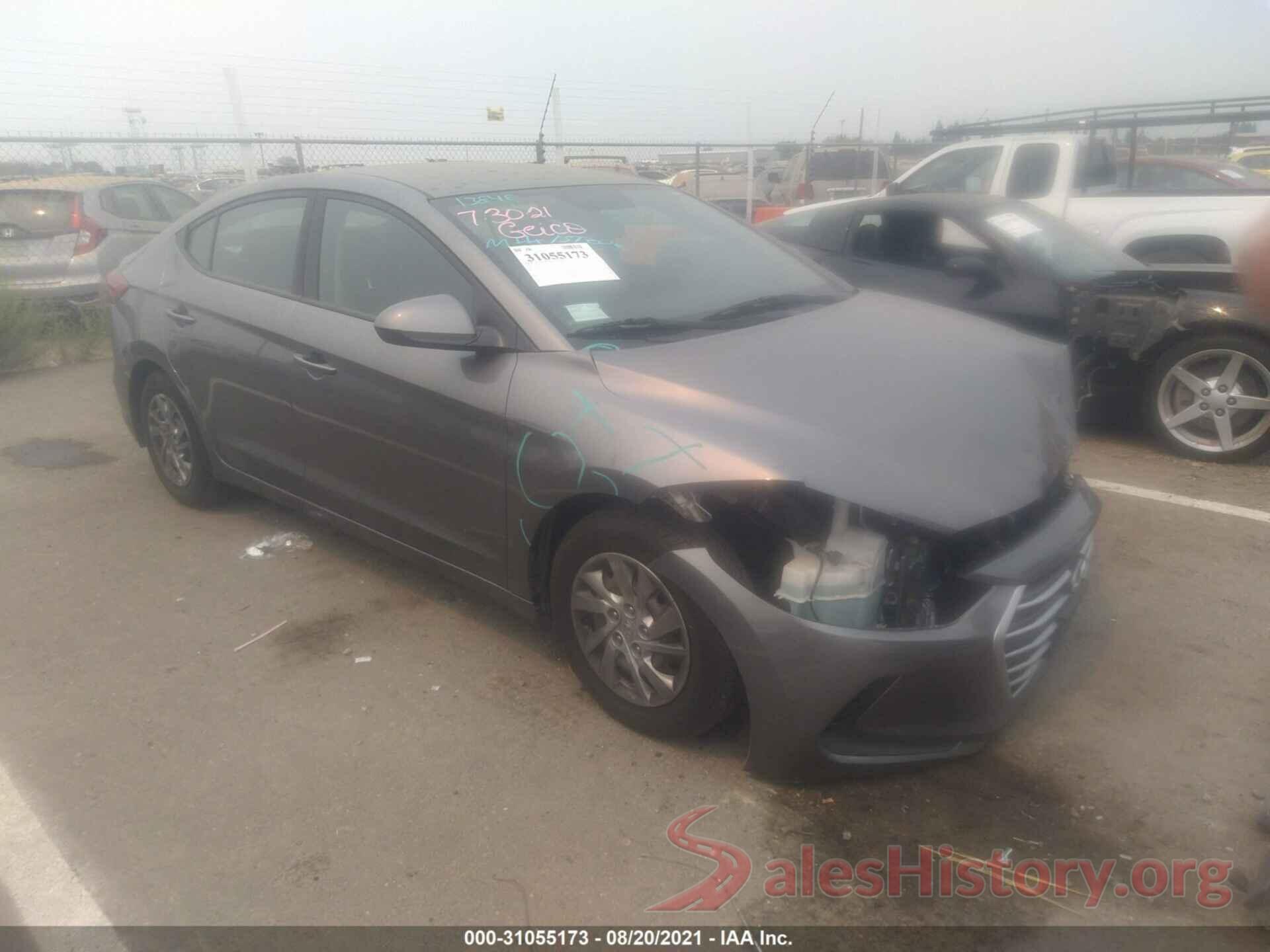 5NPD74LF0JH304504 2018 HYUNDAI ELANTRA