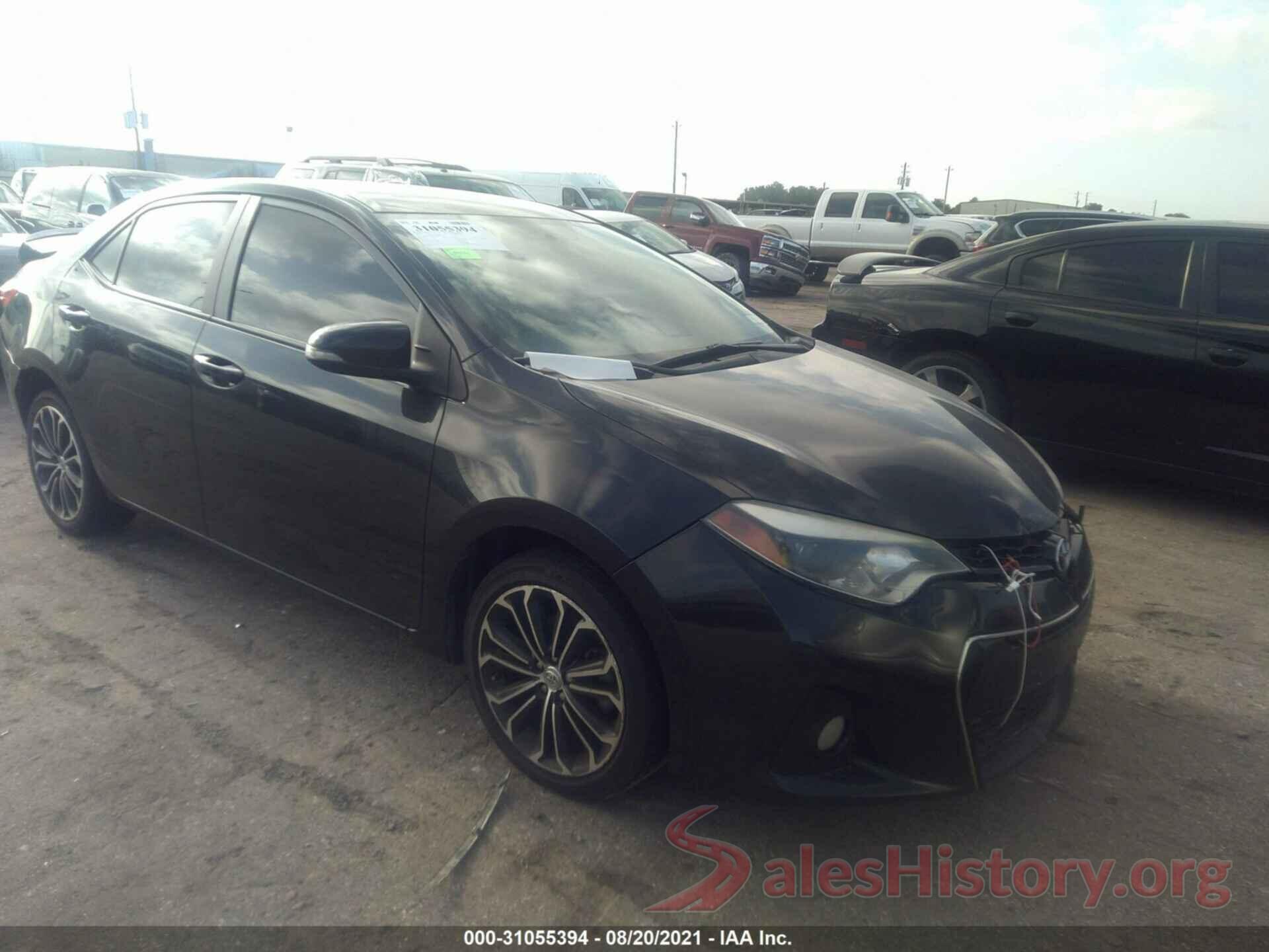 5YFBURHE0GP488299 2016 TOYOTA COROLLA