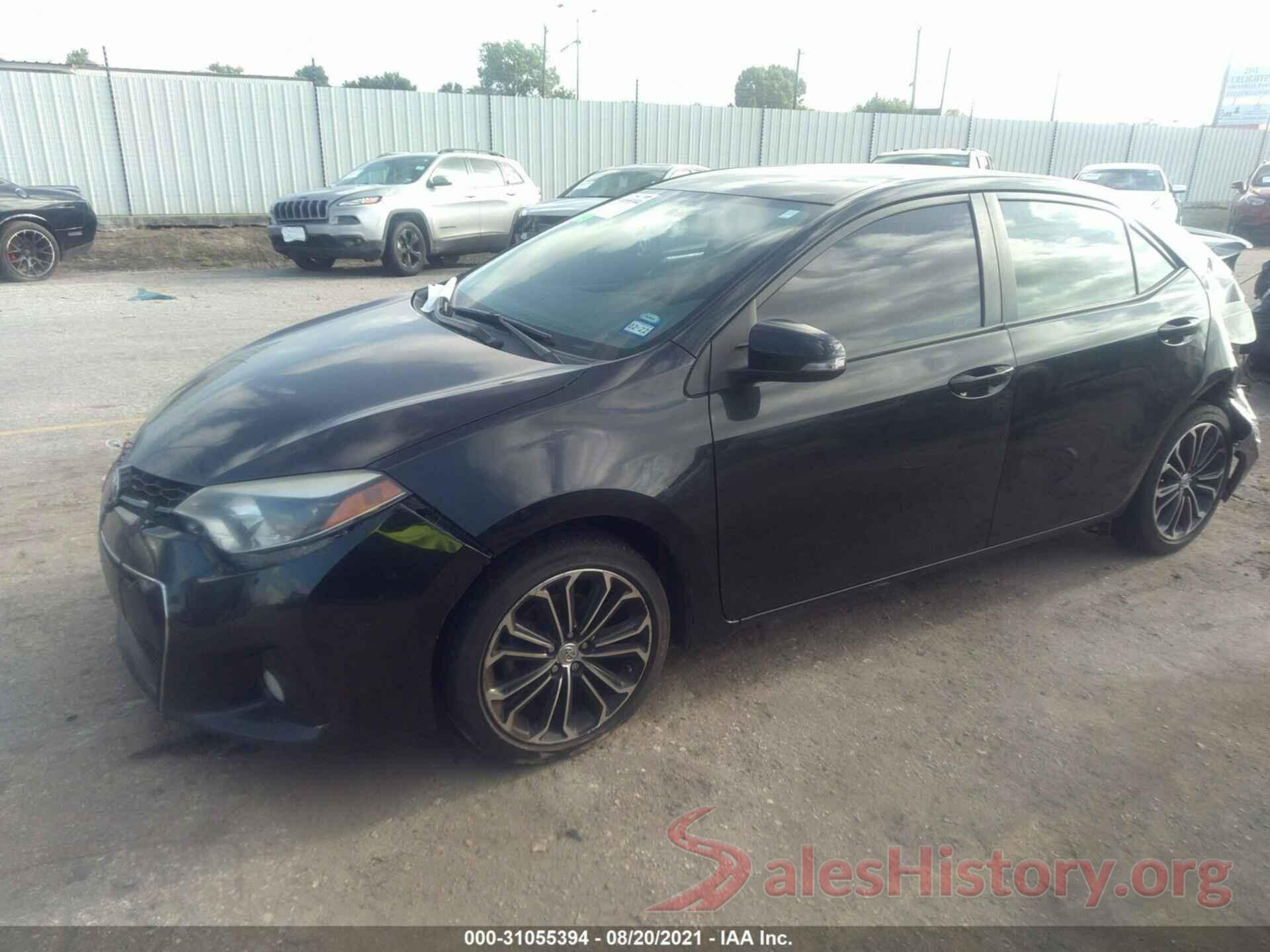 5YFBURHE0GP488299 2016 TOYOTA COROLLA