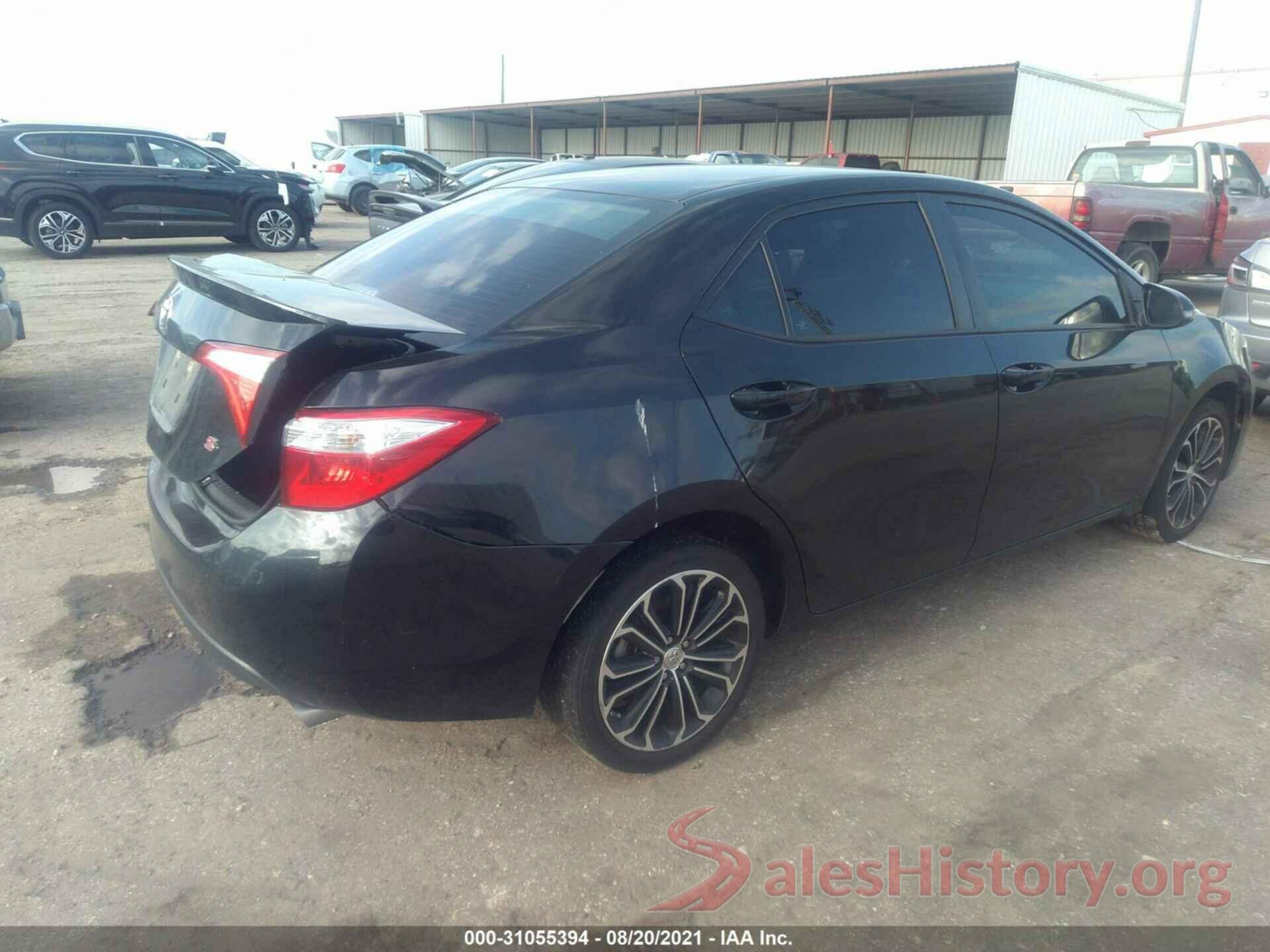 5YFBURHE0GP488299 2016 TOYOTA COROLLA