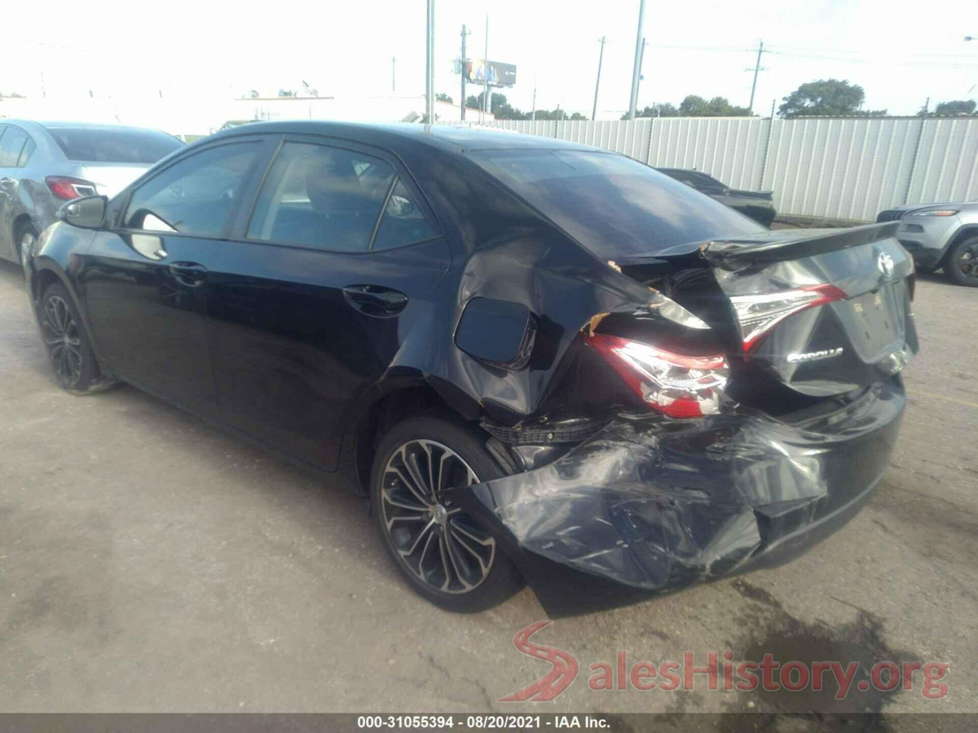 5YFBURHE0GP488299 2016 TOYOTA COROLLA