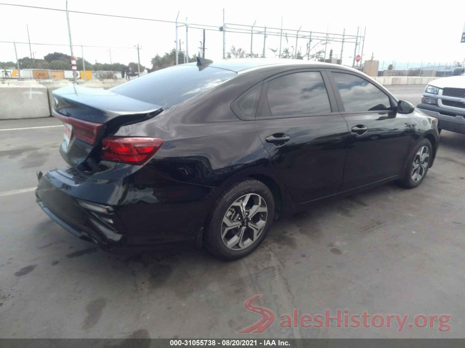 3KPF24AD6LE244423 2020 KIA FORTE