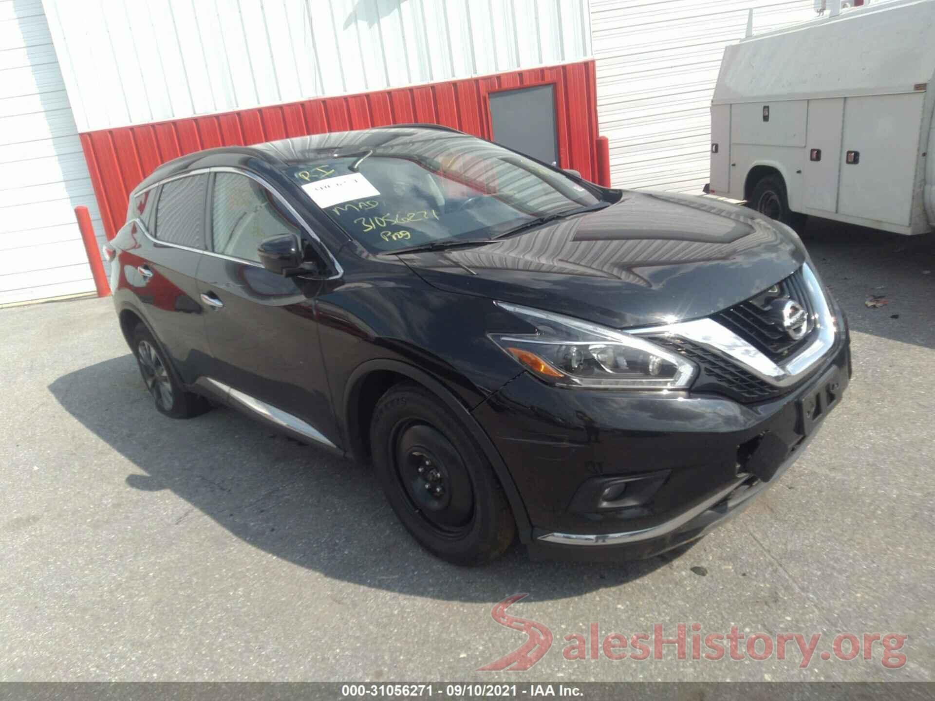 5N1AZ2MH2JN143960 2018 NISSAN MURANO