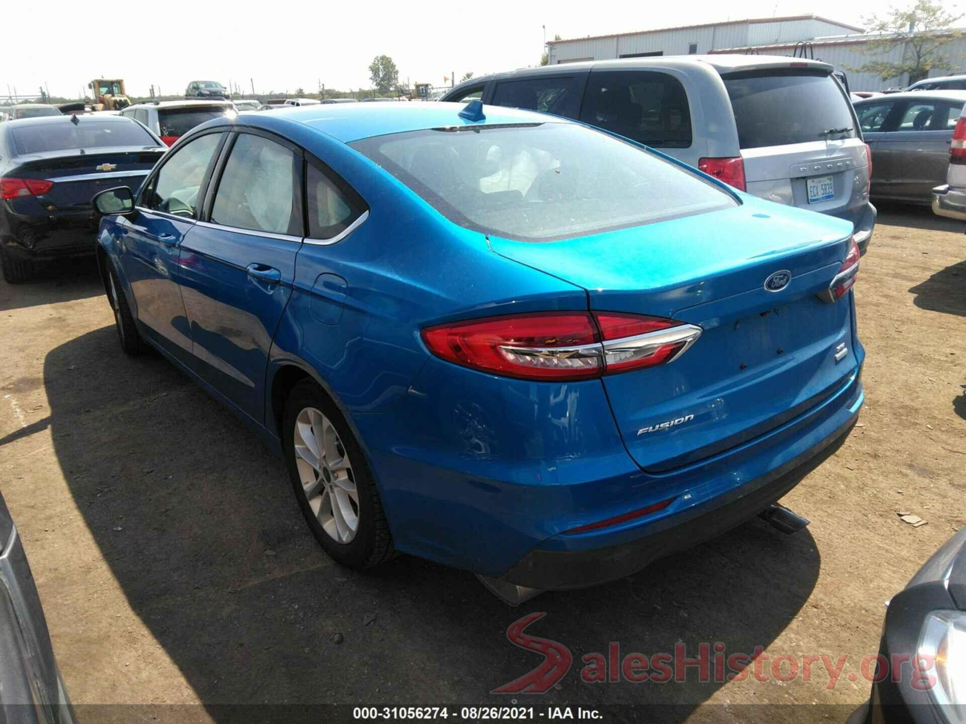 3FA6P0HD1LR166292 2020 FORD FUSION